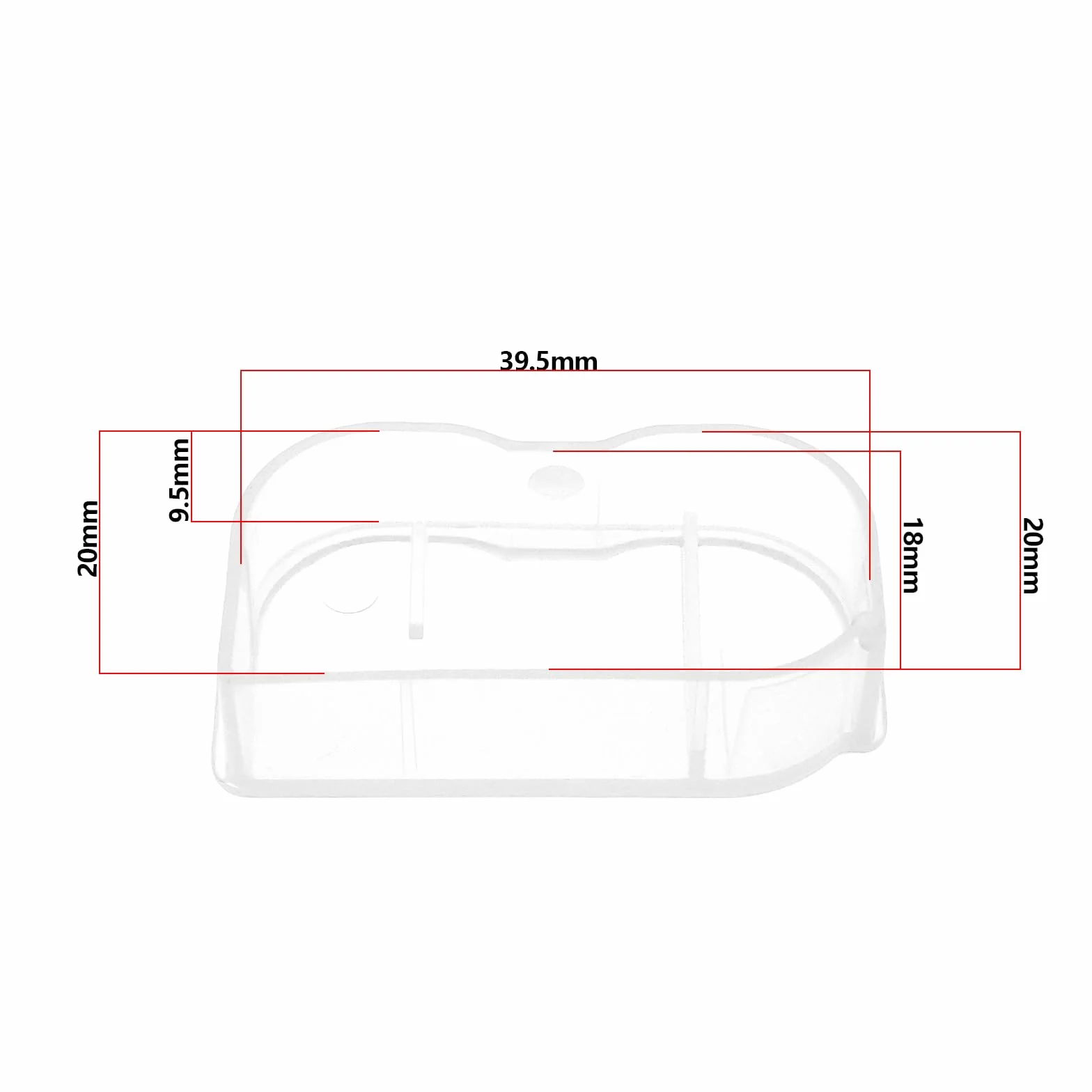 OTOTEC 10 szt. etui ochronne na baterie PP kompatybilne z aparatami Nikon EN-EL15 EL15A EL15B D500 D600 D610 aparat przezroczysta pokrywa do przechowywania baterii