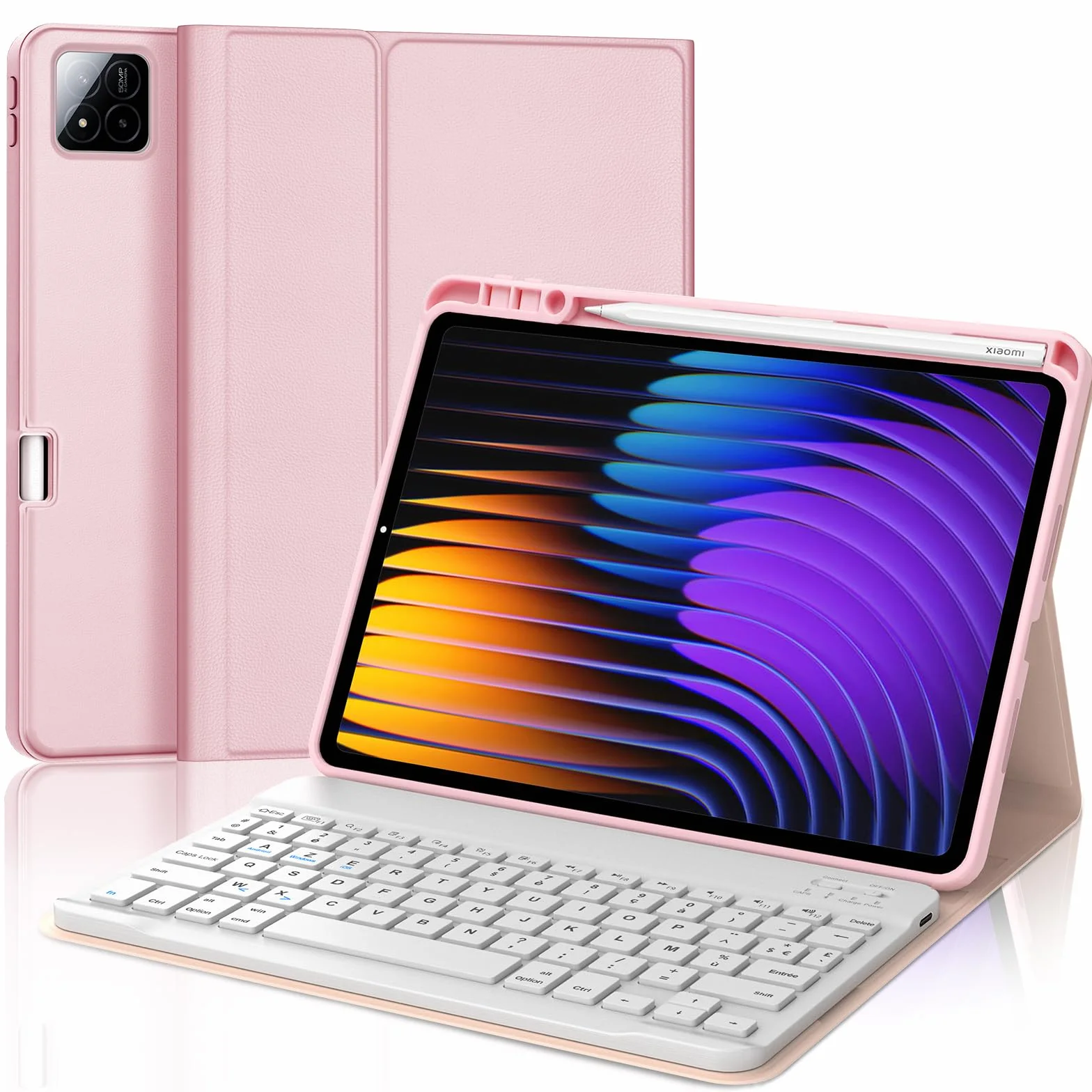 WINCHKING Klawiatura do Xiaomi Pad 7 – Etui Klawiatura Xiaomi Pad 7 Pro 11.2 2024, AZERTY