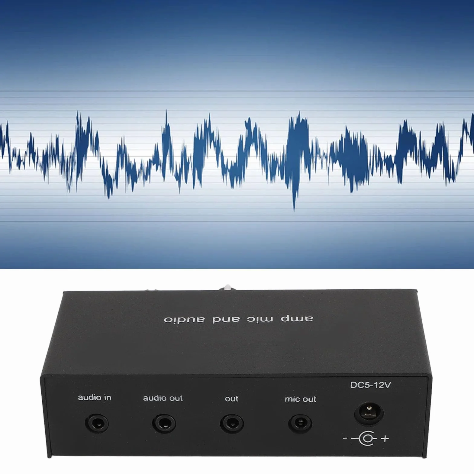 Przedwzmacniacz Gramofonowy Mini Stereo Audio Hi-Fi z 3 Portami Wyjściowymi
