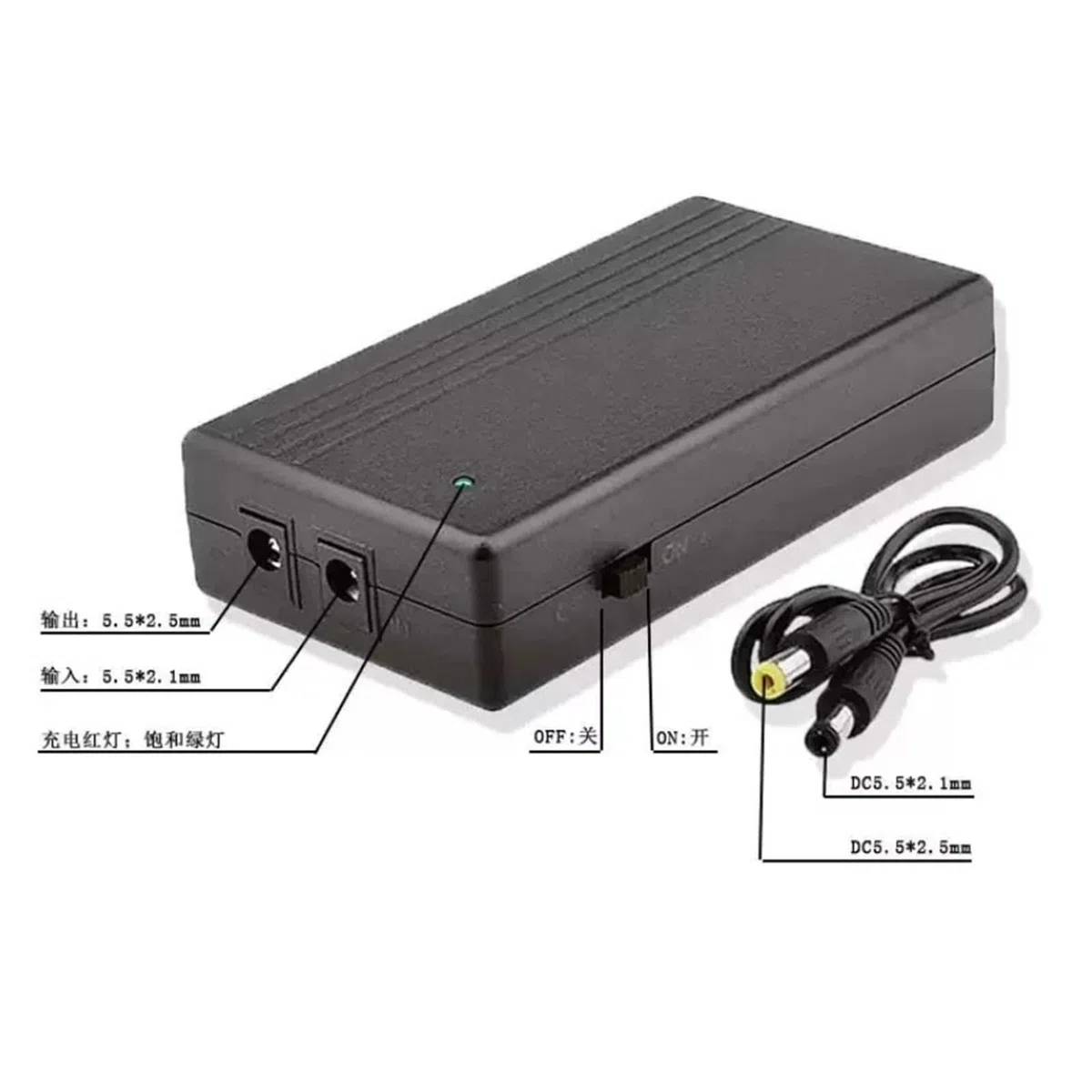 MINI UPS 12V 2A 44,4wh Zasilacz Bezprzerwowy I Zapasowy Są Używane W Routerach Maszynach Obsługowych, CCTV Wydajne taktowanie(MINI UPS-26mm)