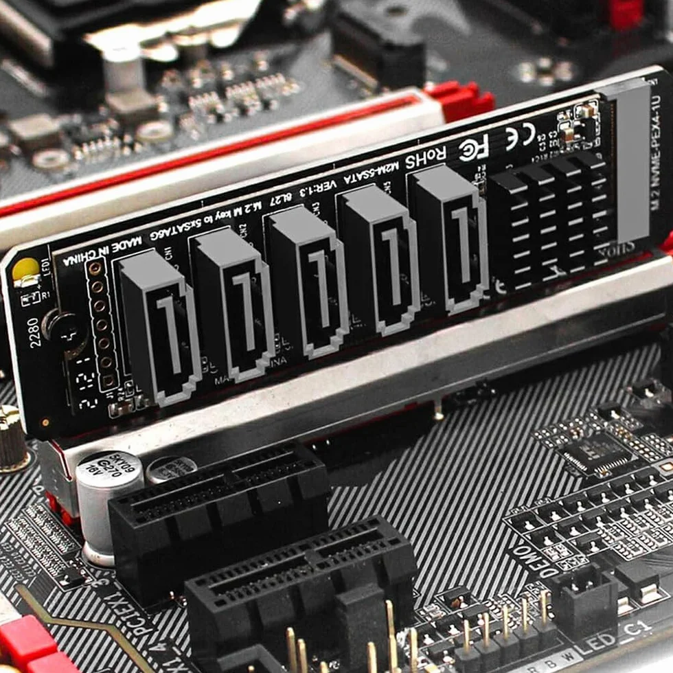Namvo M.2 SATA M2 M-EKY PCIE3.0 karta rozszerzeń SATA6-Port