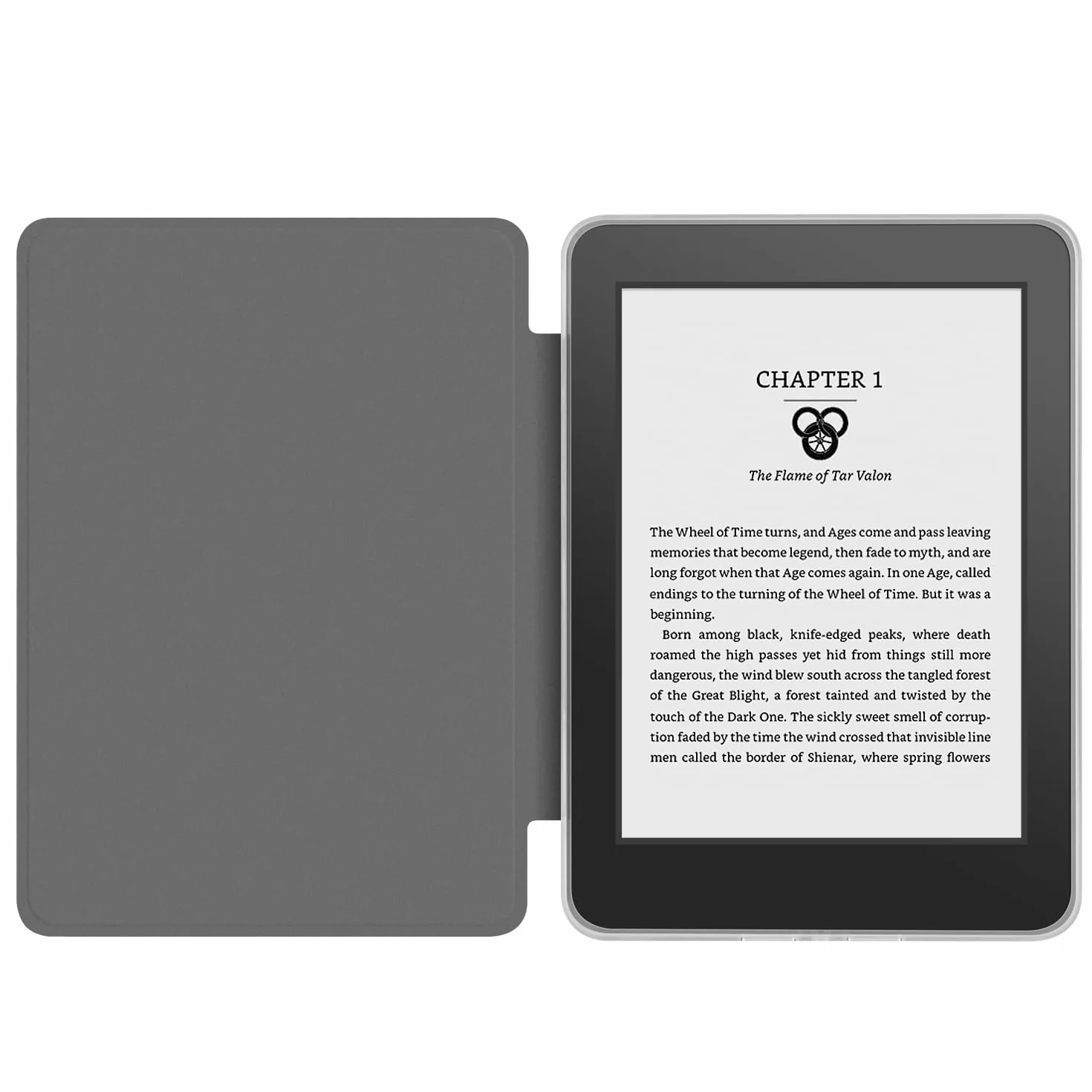 Etui obracane o 360 stopni do Kindle Paperwhite 17.3 cm (wersja 11. generacji-2021), odłączana magnetyczna konstrukcja, ochronna, regulowana osłona, przezroczysta tylna strona z automatycznym uśpienia