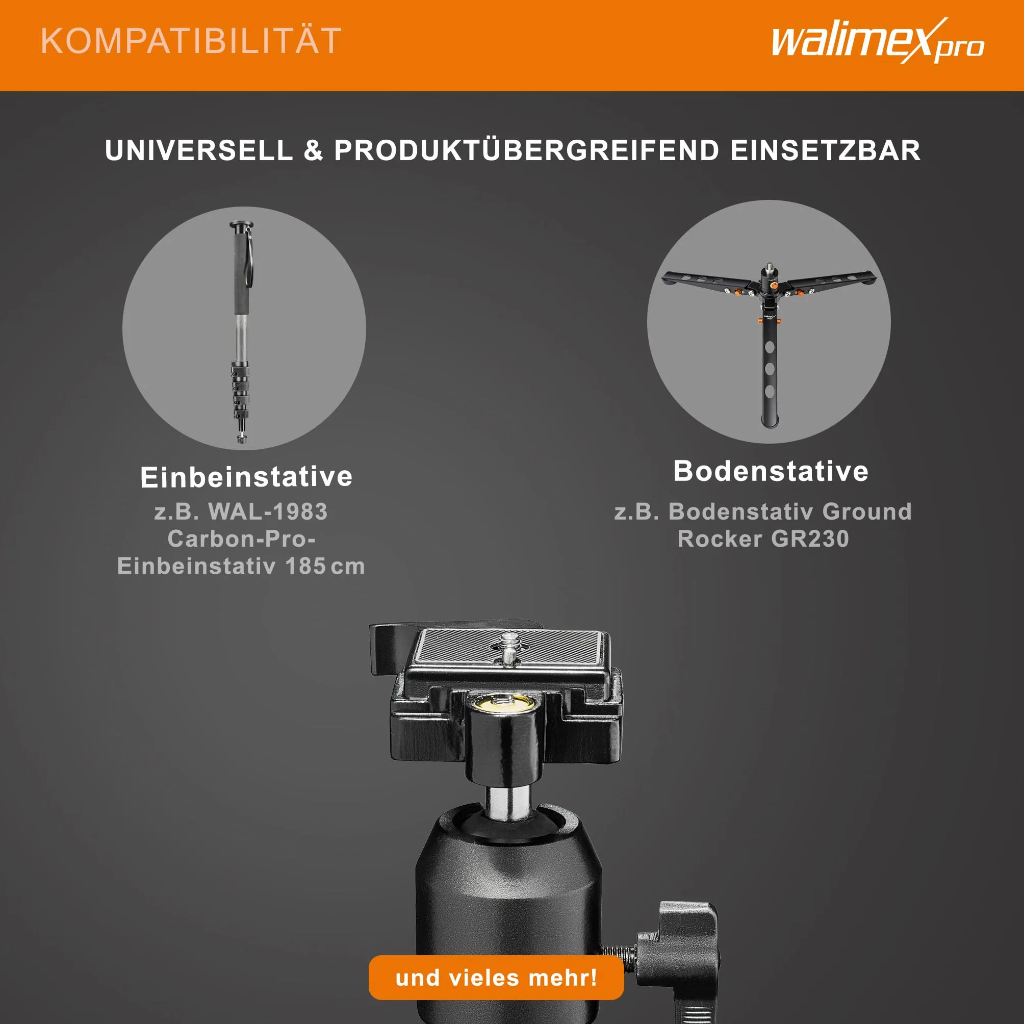 Walimex FT-002H Pro głowica kulowa