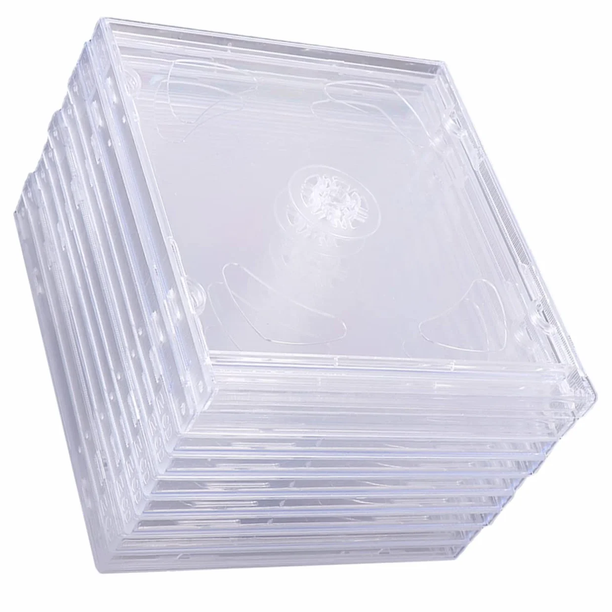 Cabilock 9kawałki Sztuk Przezroczystych Etui Płyty Cd i Dvd Akrylowe Pojemniki Do Przechowywania Ochrona i Organizacja Płyt Do Podróży i Domu