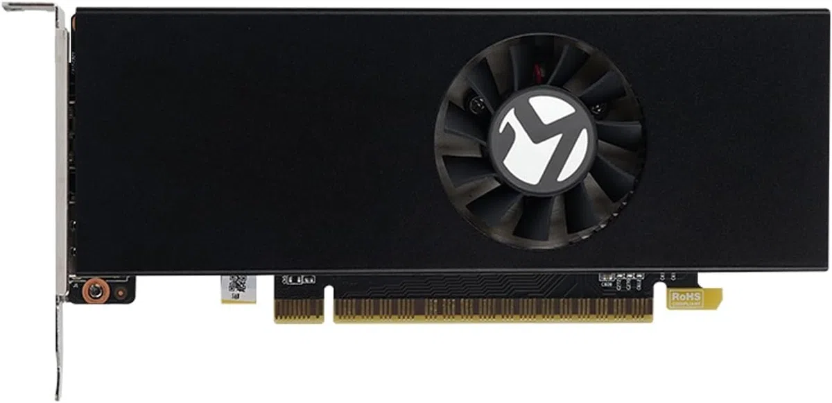 maxsun GEFORCE GTX 1050 Ti 4 GB GDDR5 128-bitowa karta graficzna do gier wideo do gier komputerowych mini mała forma SSF Slim Low Profile Design GPU, DisplayPort, HDMI