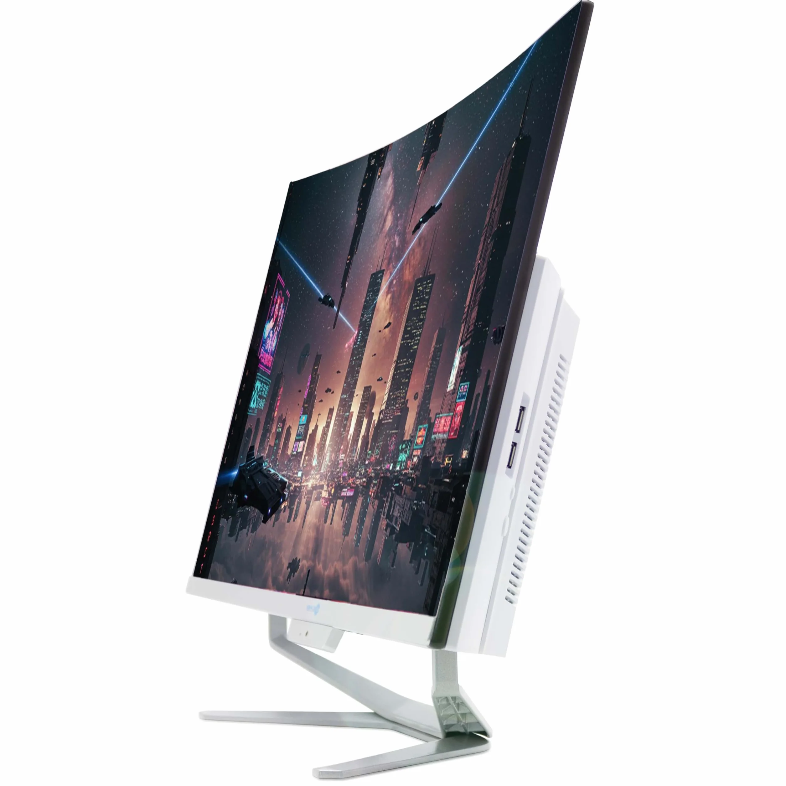 SIMPLETEK Wszystko w jednym AiO 27" FHD zakrzywiony system Windows 10 Core i5 do 3,8 GHz, 16 GB RAM SSD 240 GB + mysz bezprzewodowa w zestawie kamera internetowa PC do gier zakrzywione strumieniowanie