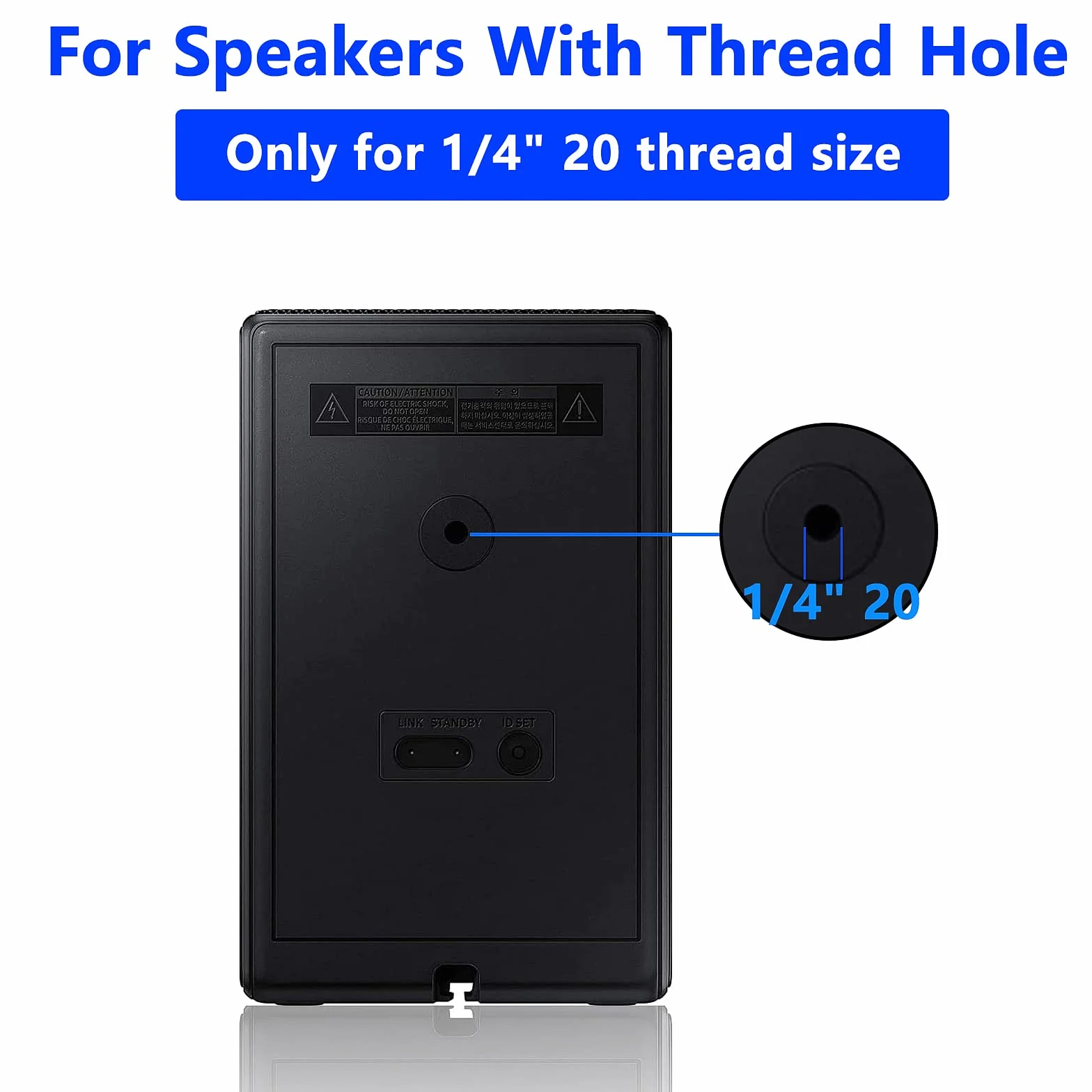 Samsung 9500S Speaker Wall Mount Bracket - Tilt and Swivel Adjustable for SWA-9500S/ZA