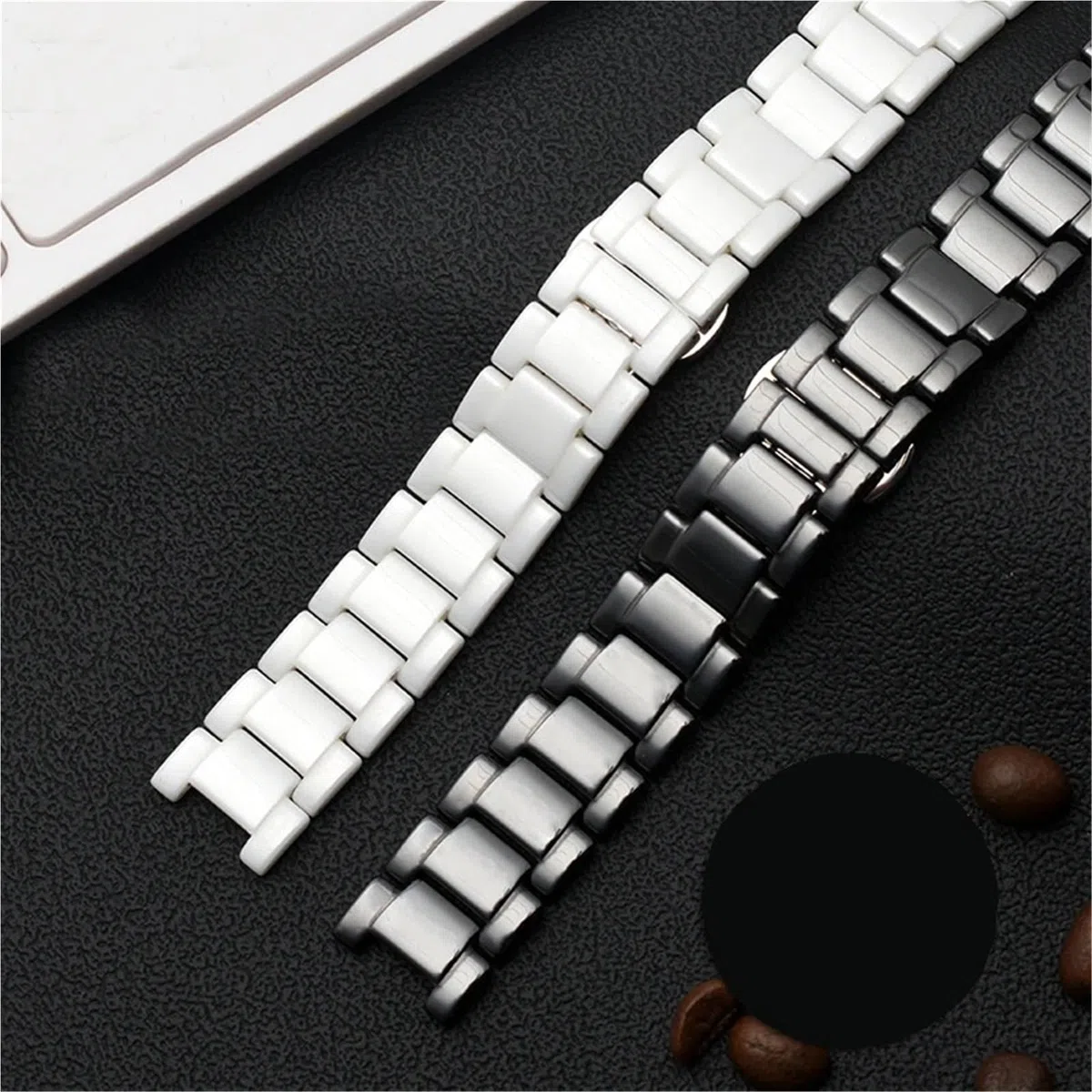 Ceramiczny pasek do zegarków 20 * 11mm 18 * 10mm 16 * 8mm Akcesoria do smartwatchów dla mężczyzn i kobiet