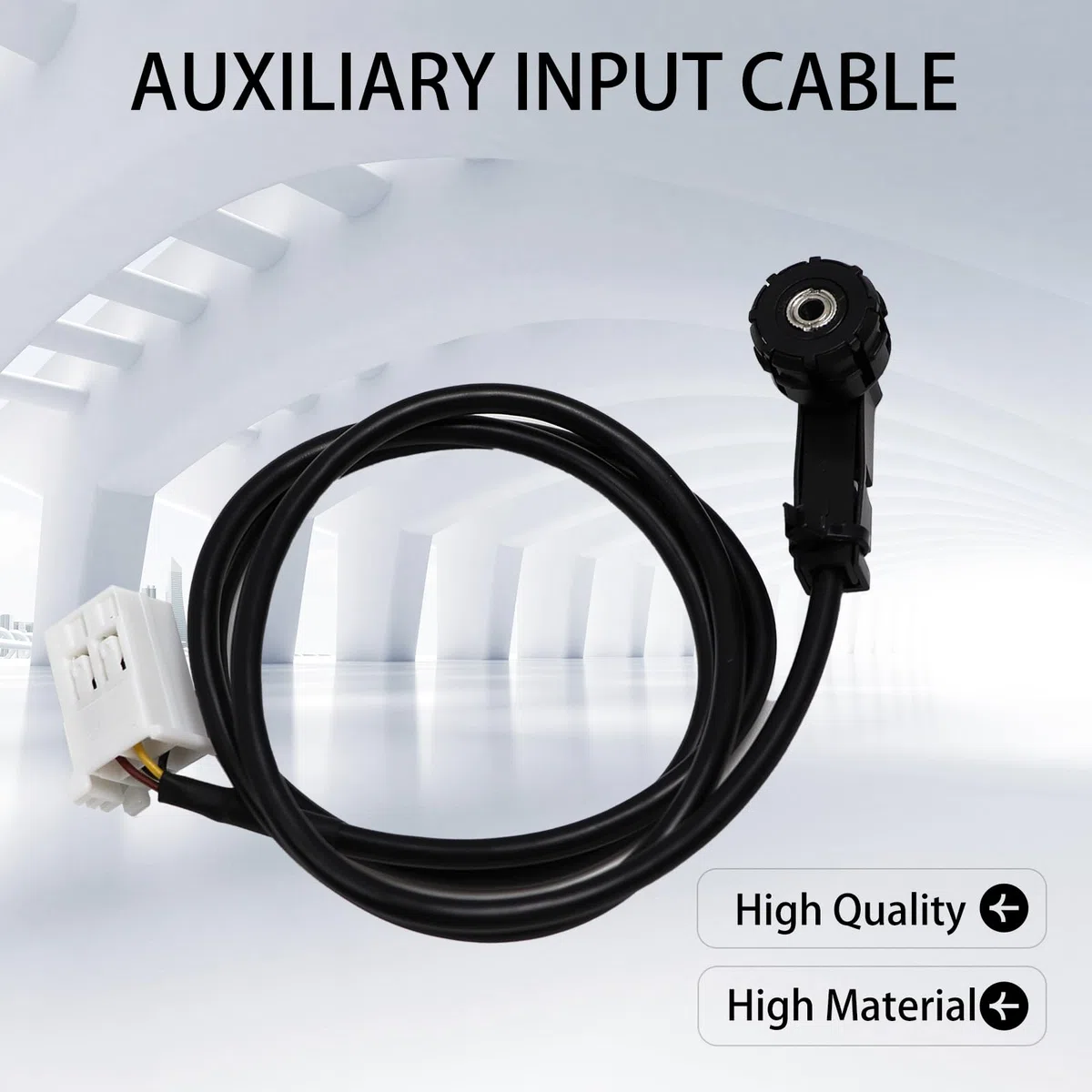 Kabel wejściowy do radia Aux do klasy C W203 S203 CL203 CLK W209 C209 A209 Aux wejście radiowe kabel wiązka przewodów A2034401808