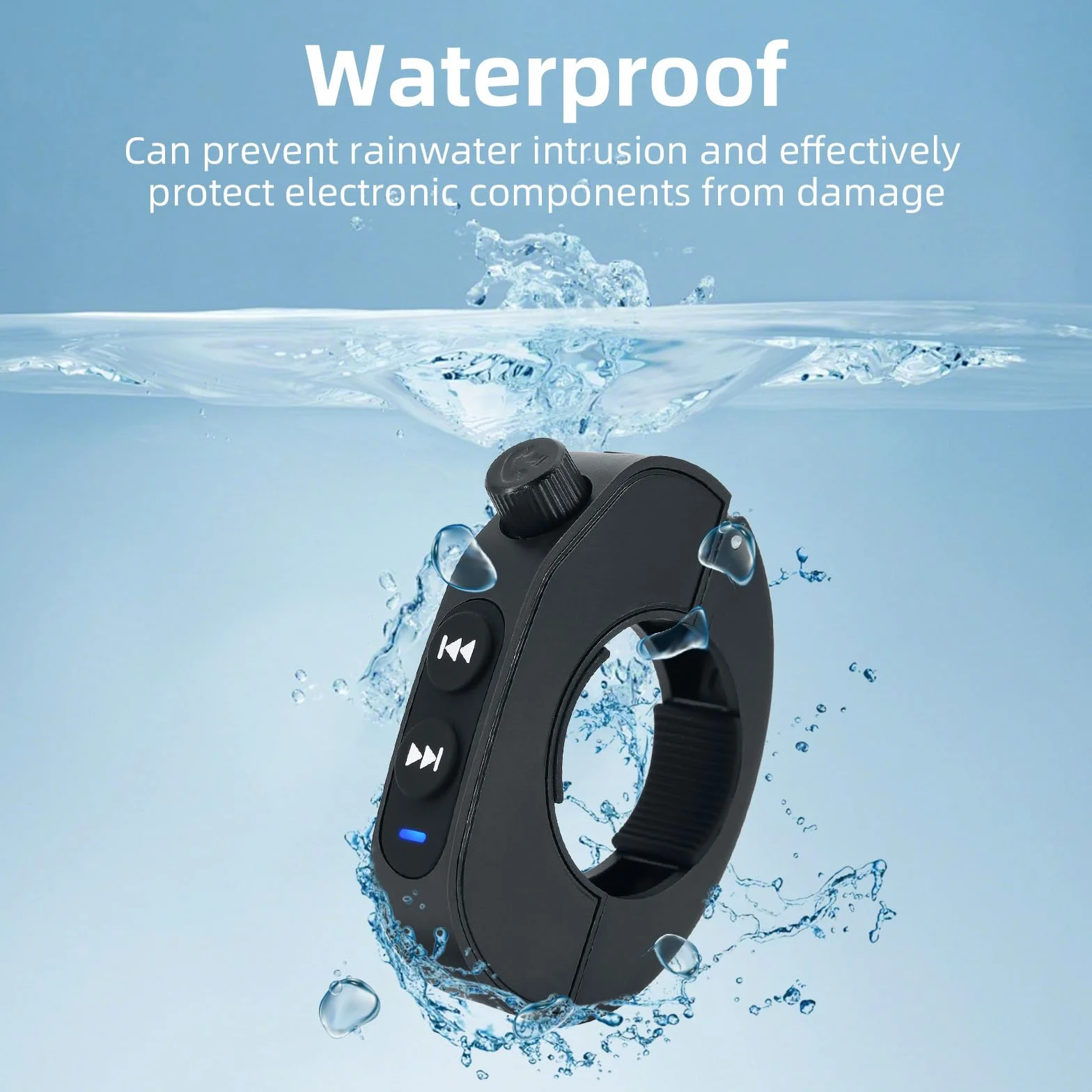 Bezprzewodowy pilot Bluetooth IPX6 wodoodporny do samochodu roweru motocykla