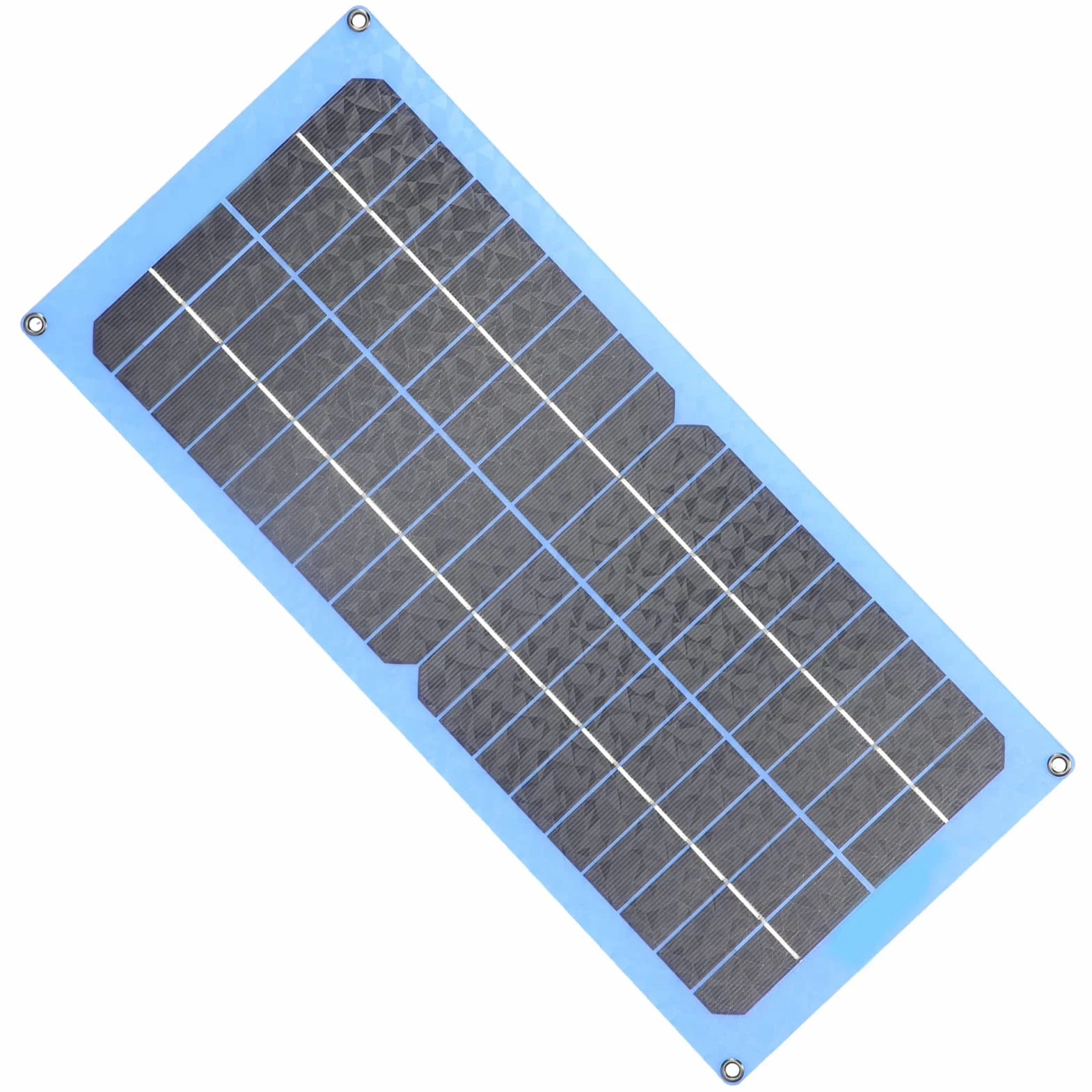 Yosoo Health Gear Zestaw Panel Słoneczny Laminowany 15W 18V Ładowarka USB IP65 Wodoodporny do Kempingu RV