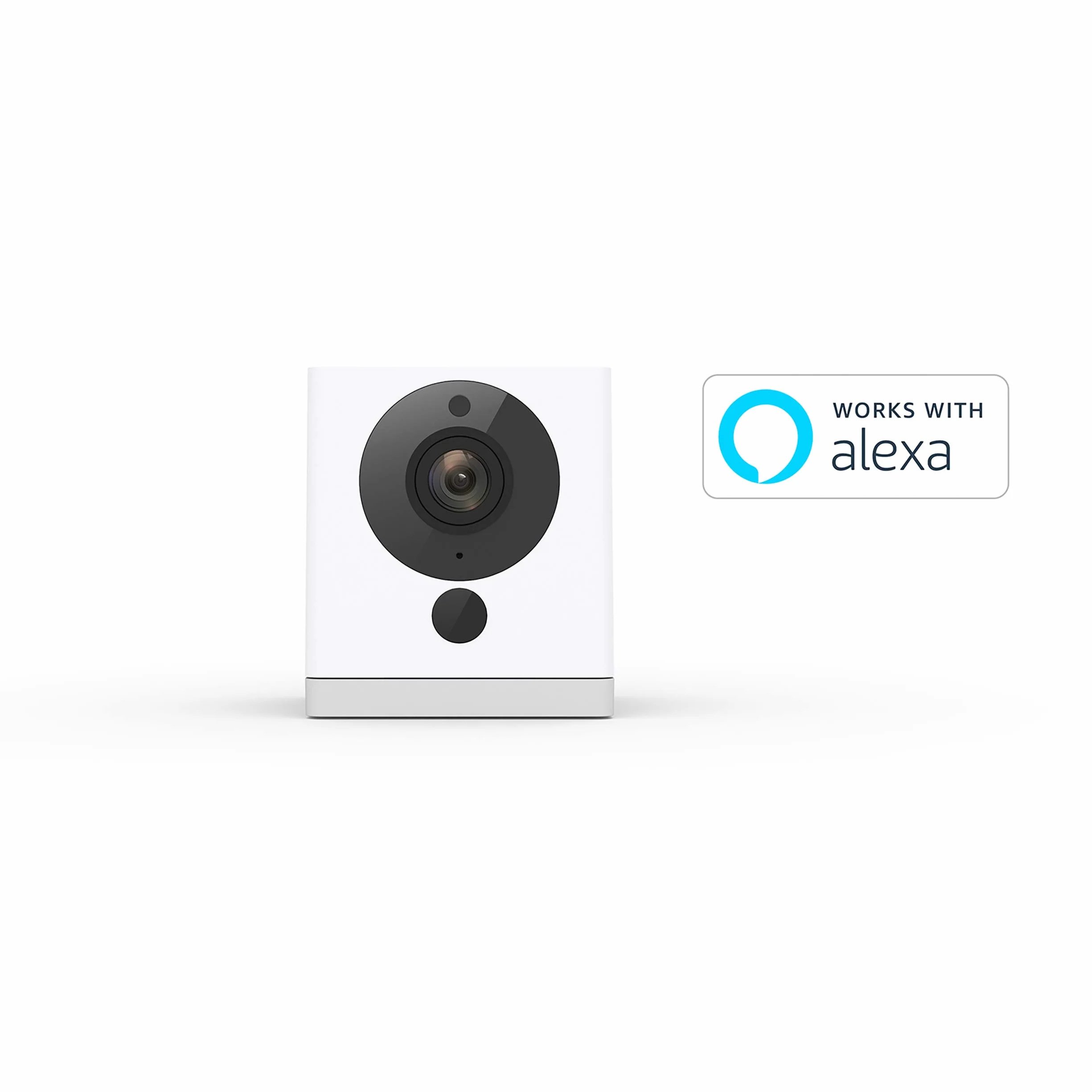 Neos SmartCam kamera bezpieczeństwa Wi-Fi SmartHome, współpracuje z Alexa, wideo HD 1080P, noktowizor, 2-drożny dźwięk, bezpłatne przechowywanie w chmurze, obsługa Wielkiej Brytanii, biała, pojedyncze