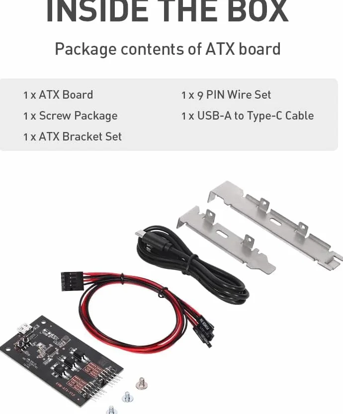 Płyta kontroli zasilania komputera z pilota ATX - Akcesoria Comet GL-RM1 i Comet PoE (GL-RM1PE) - Tylko dla GL.iNet KVM - Rozruch z wyłączenia, odzyskiwanie po awarii