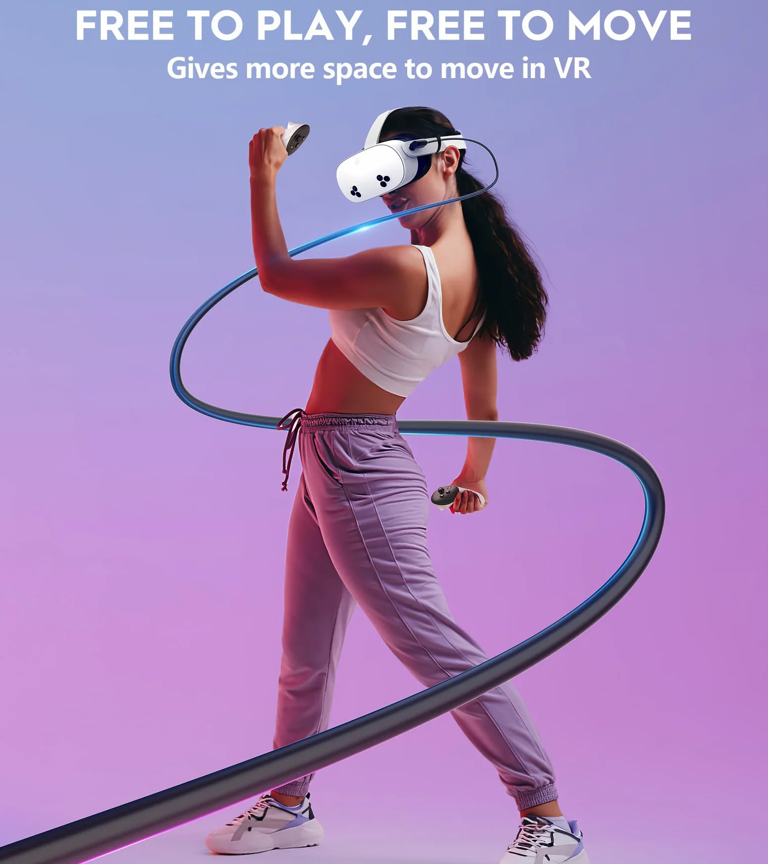 Kabel linkowy do Meta Oculus Quest 3S, Quest 3, Quest 2, kabel do szybkiego transferu danych, przewód USB 3,2 A do C