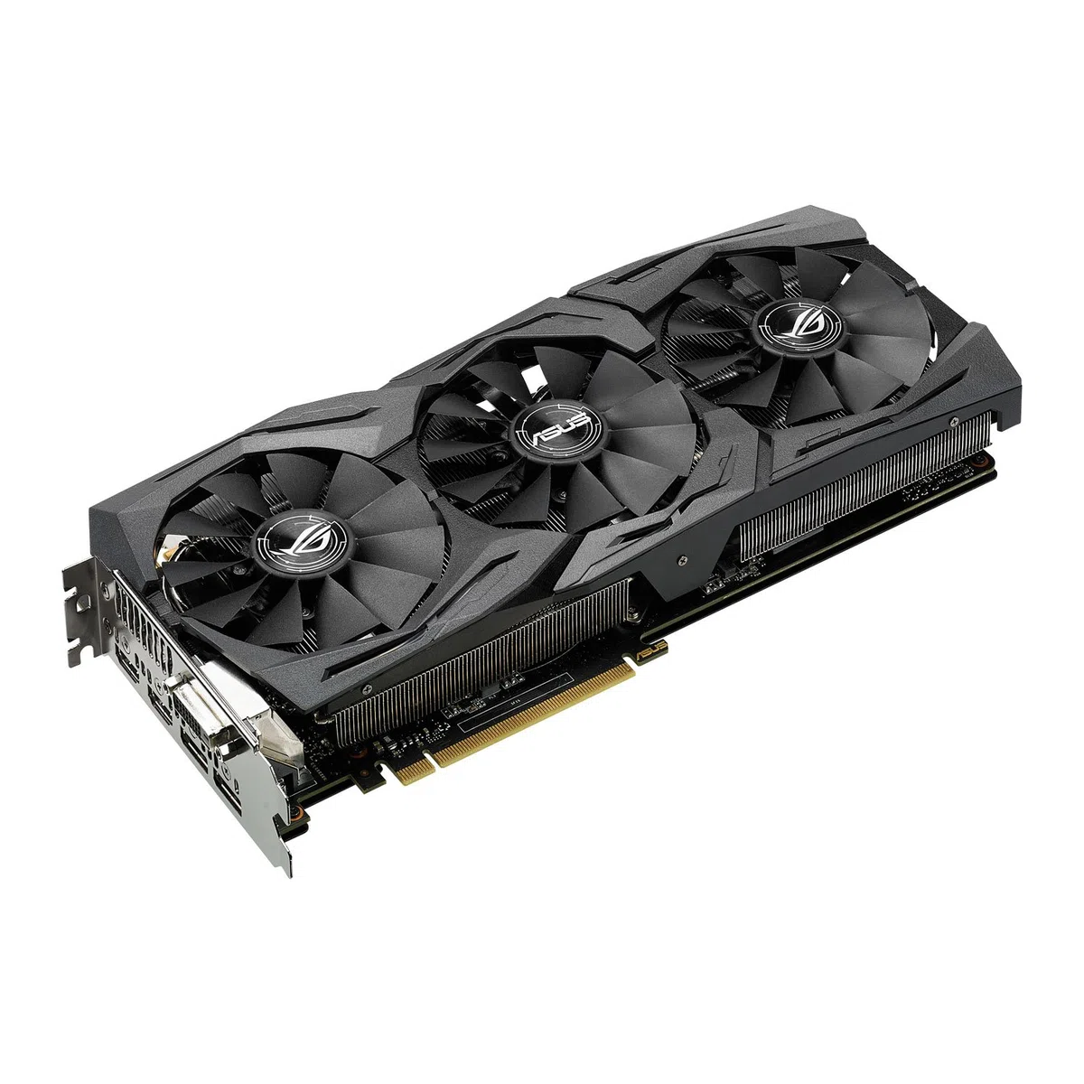 Asus ROG Strix GeForce GTX1060-O6G karta graficzna dla graczy (Nvidia, PCIe 3.0, 6 GB pamięci GDDR5, HDMI, DVI, DisplayPort)