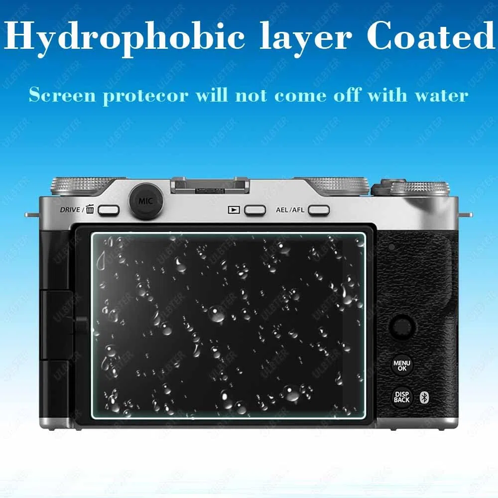 ULBTER Osłona ekranu do aparatu Fujifilm X-M5 Fuji XM5, szkło hartowane 0,3 mm twardość 9H, odporne na zarysowania, odciski palców, przeciwpyłowe, 3 szt