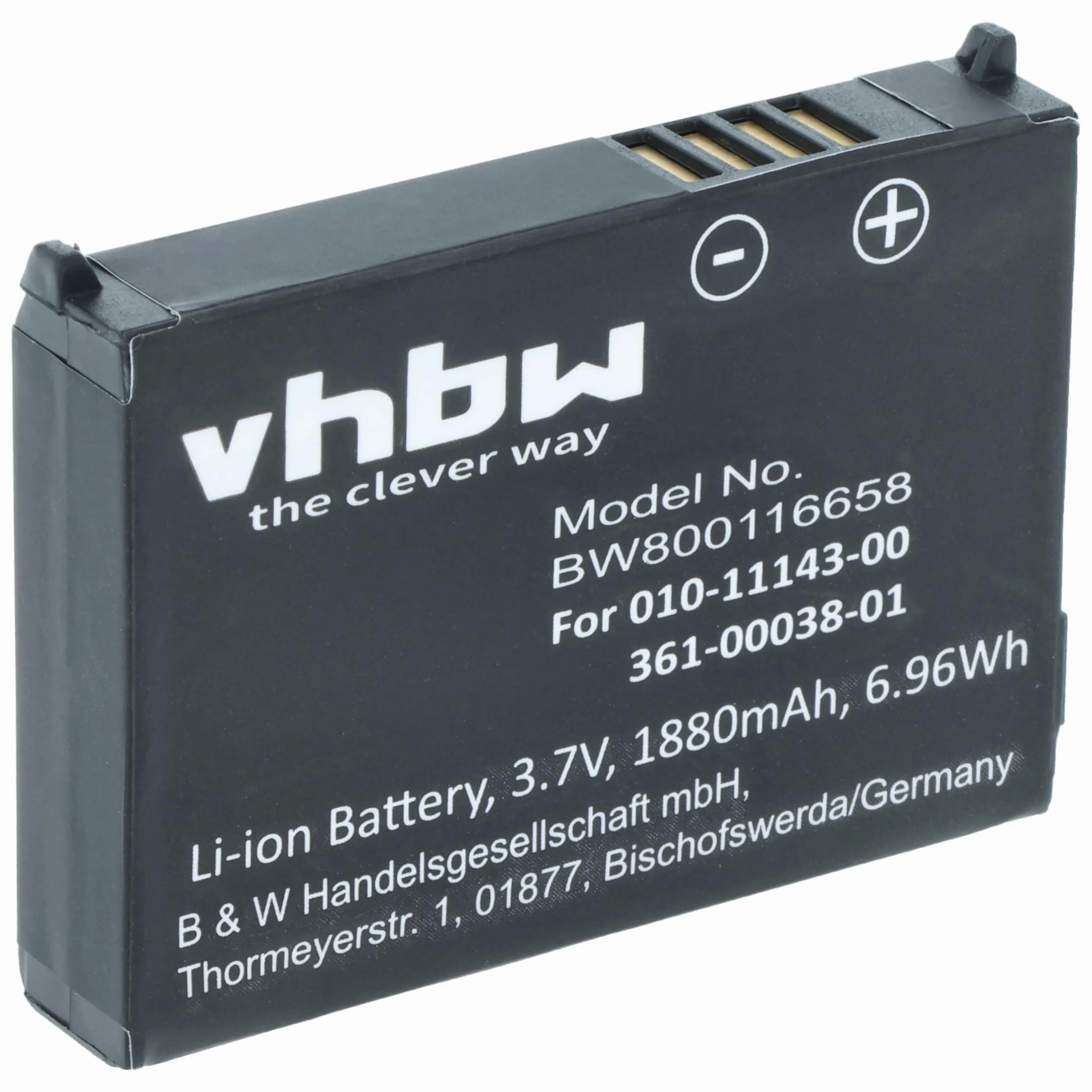 vhbw Bateria zamienna do Garmin 361-00038-01 1880 mAh 3,7 V litowo-jonowa