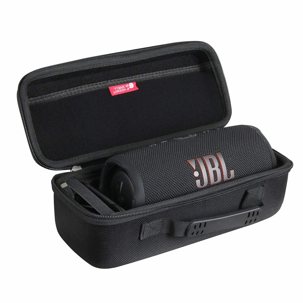 Hermitshell Twarde etui podróżne do JBL Charge 5 – przenośny głośnik Bluetooth, czarny, 28.4*10.7*8.4 cm, Podróż