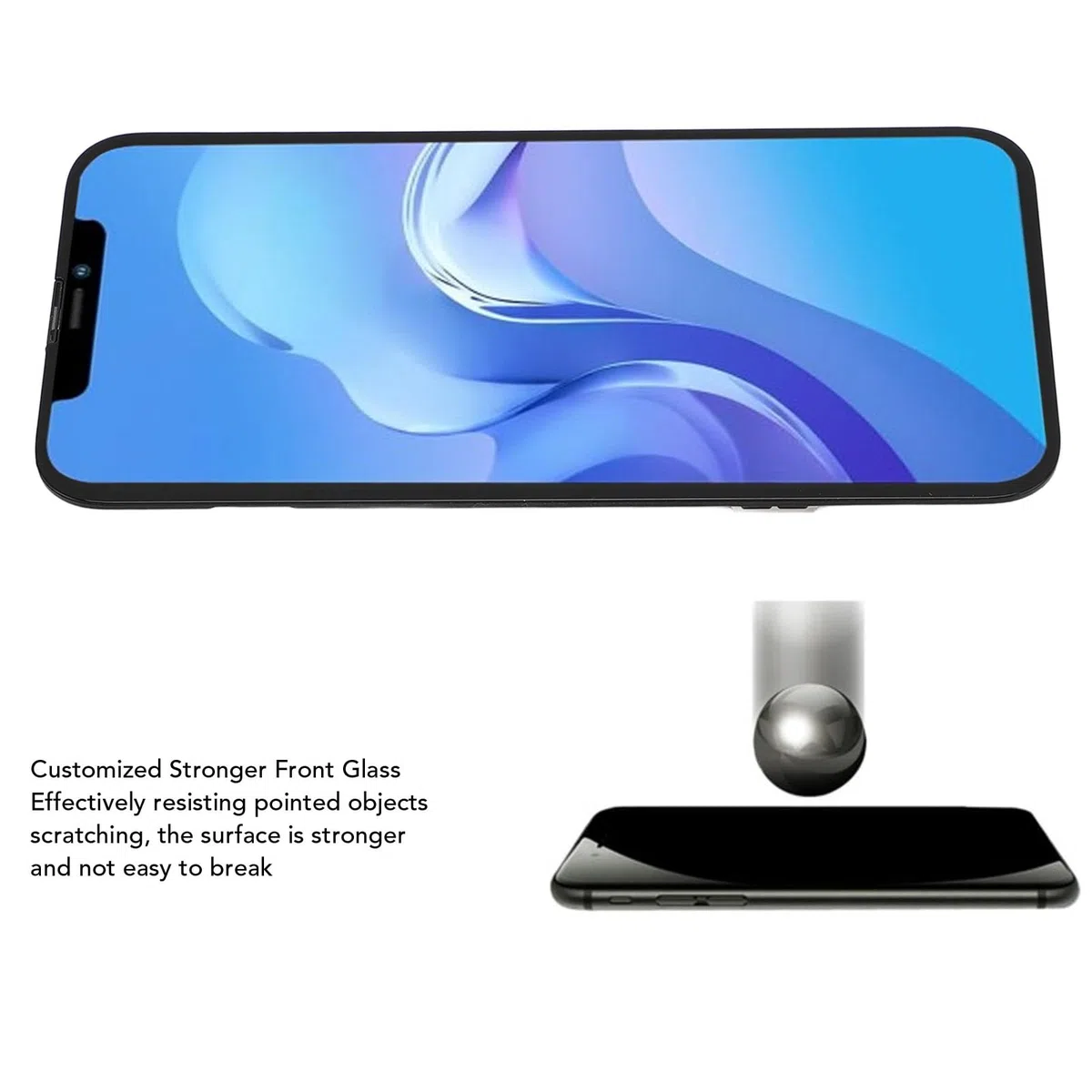 Wymiana Ekranu Telefonu 6,1 Cala z Zespołem Dotykowego Digitizera 3D Wyświetlacz Ultra HD do Telefonu 13 Pro W Zestawie Zestaw Naprawczy Ułatwiający instalację i Dodatkowa Osłona Ekranu