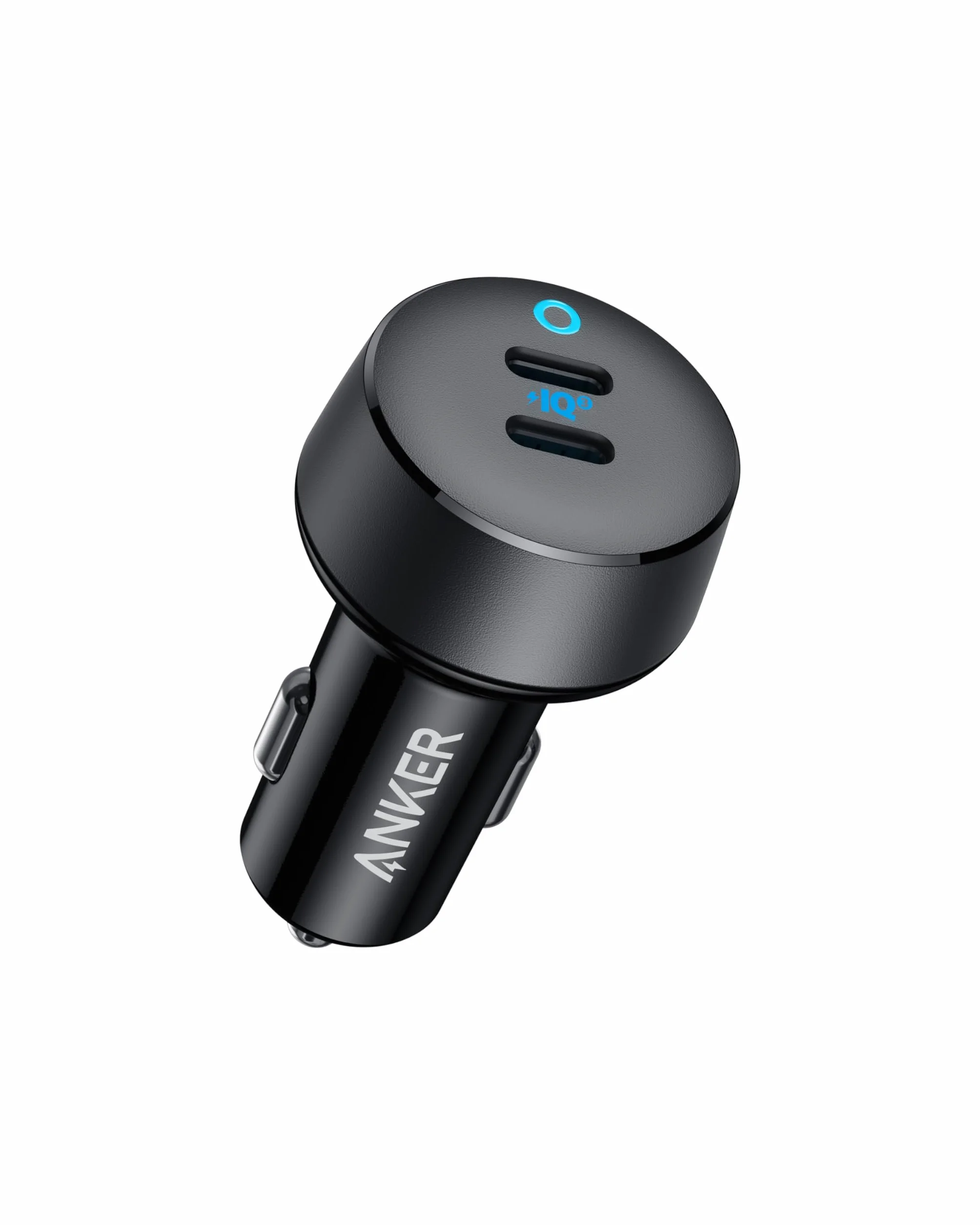 Anker PowerDrive III Duo USB-C car charger, 40W 2-port PowerIQ 3.0 charger, power delivery for iPhone 15/15 Plus/15 Pro/15 Pro Max, Galaxy S10/S9, Pixel, iPad/iPad Mini and more