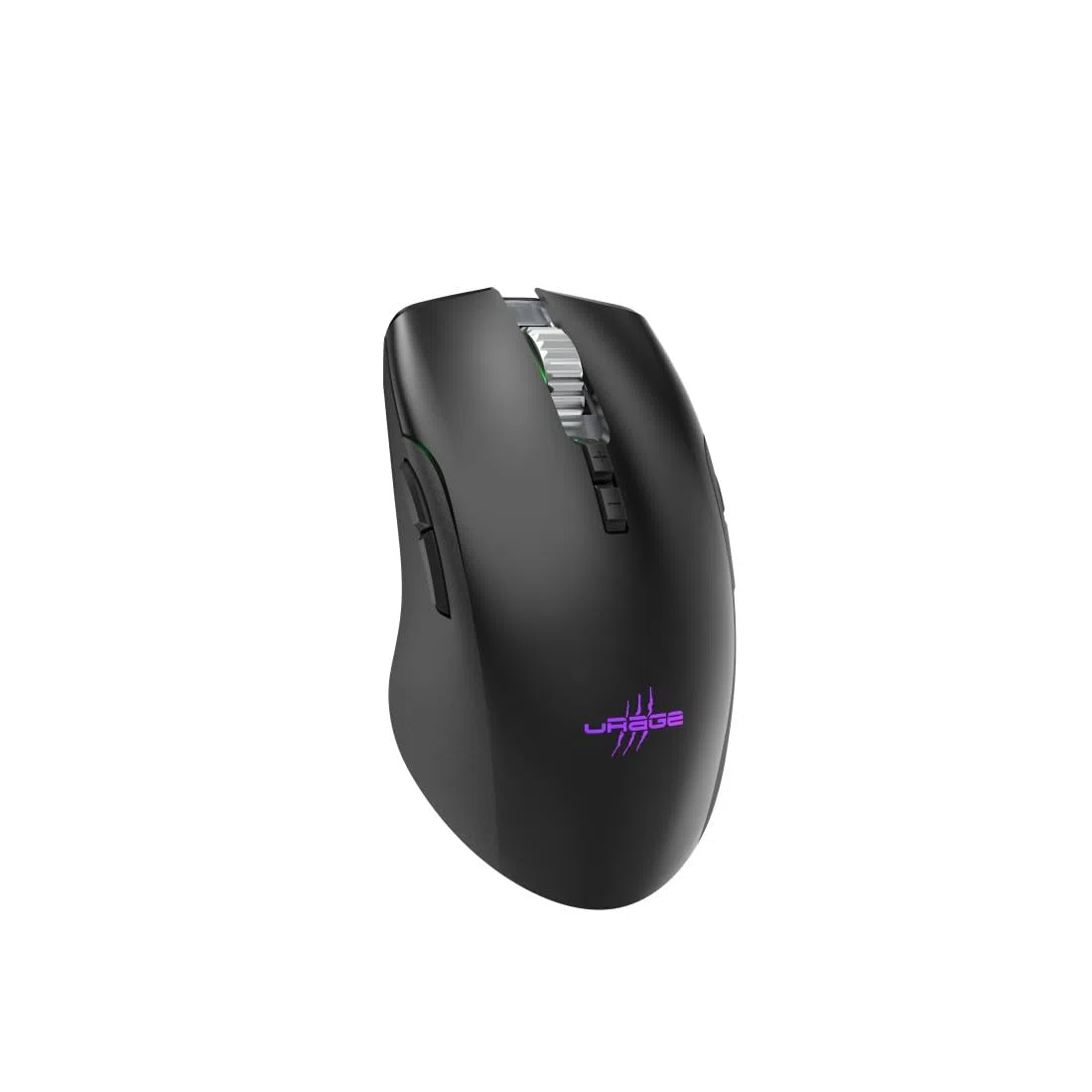 uRage Bezprzewodowa mysz dla graczy Reaper 610 Wireless (9 programowalnych przycisków, mysz do gier 16000 DPI, RGB, kliknięcia do gier TTC-Golden, 48 godzin pracy na baterii, USB-C) czarna