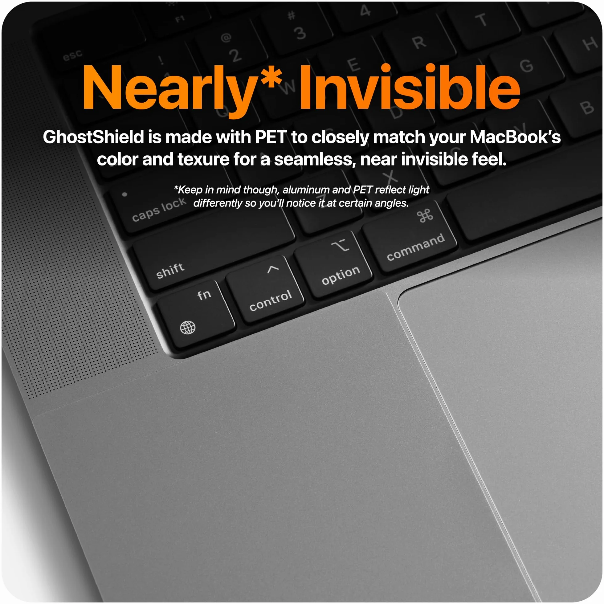 UPPERCASE Zestaw ochraniaczy na nadgarstki do MacBook Pro 16" (2021+) srebrny