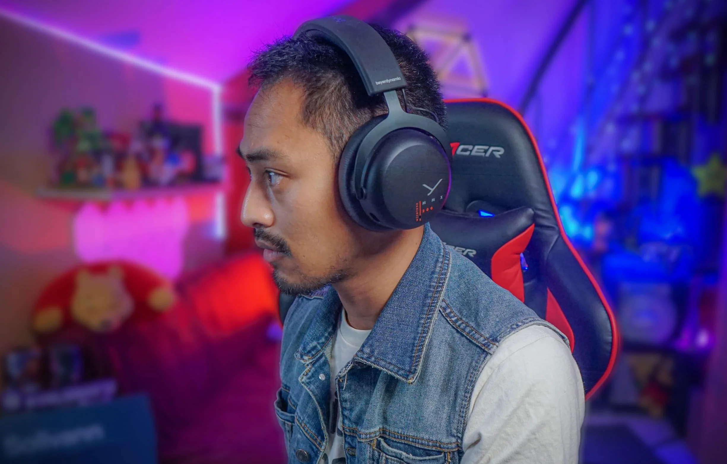 beyerdynamic Oryginalny kabel połączeniowy Analog-USB 1,3 m do MMX 200 Wireless czarny