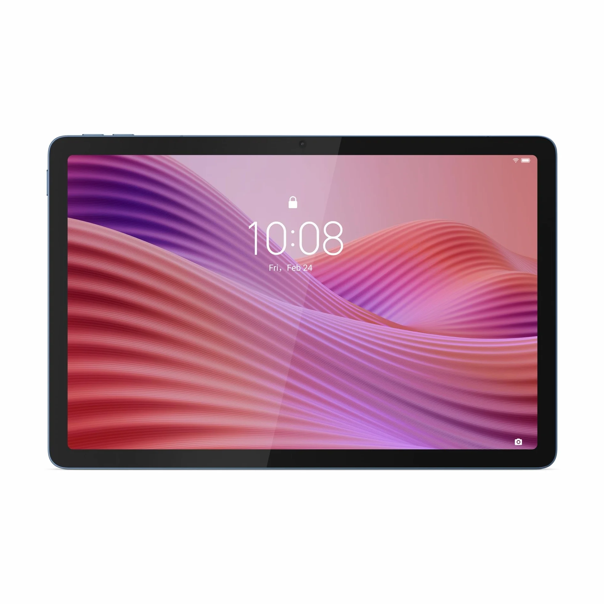 Lenovo Tab, wyświetlacz 10,1" FHD, procesor Mediatek Helio G85, pamięć 4 GB, pamięć 128 GB, WiFi 6, tablet z systemem Android 14, Clear Case w zestawie - Polar Blue