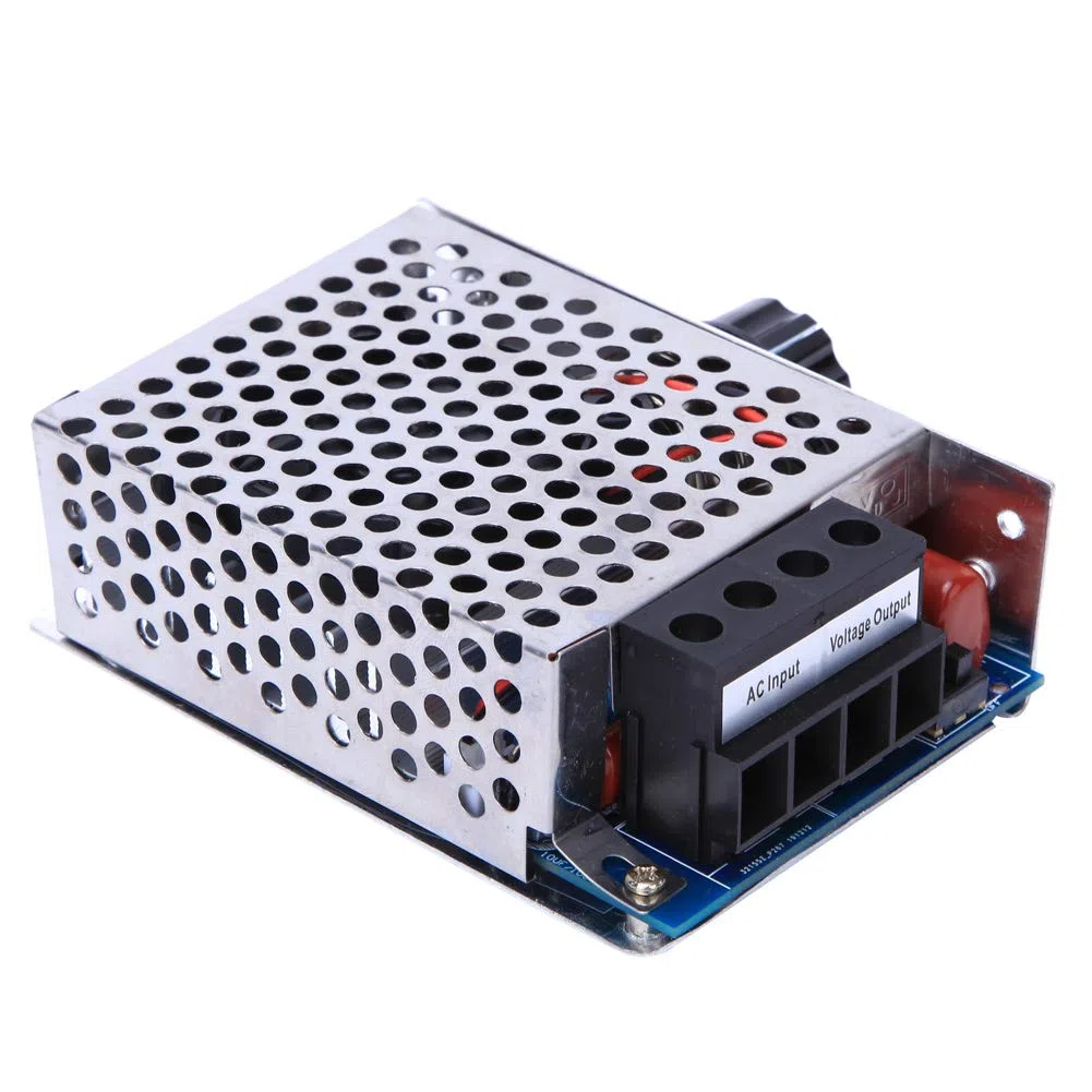 Elektroniczny Tyrystorowy Regulator Napięcia o Bardzo Dużej Mocy 10000 W z Ulepszonym Wentylatorem, Aluminiowa Obudowa do Inżynierii Oświetleniowej, Sterowanie Ogrzewaniem