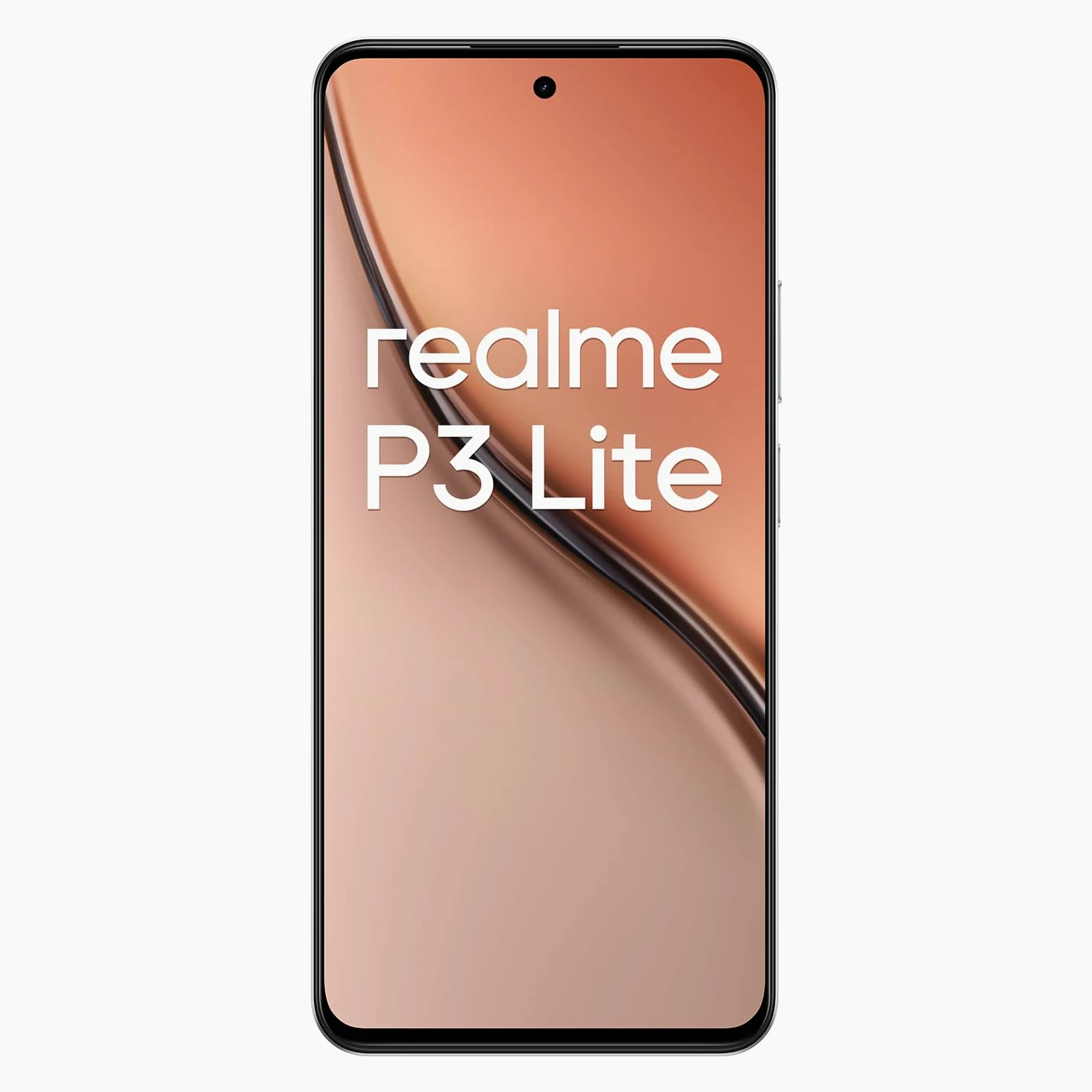 realme P3 Lite Smartfon, biały, 8 + 256 GB, wyświetlacz Eye Comfort 120 Hz, bateria 6000 mAh, chipset T7250, aparat AI 50 MP, ładowanie 15 W (bez adaptera)