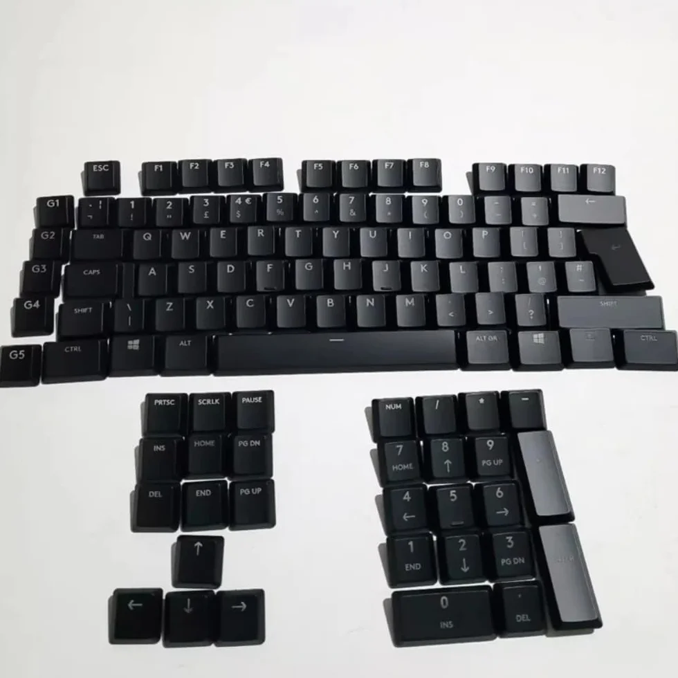 Translucent Keycaps for Logitech G813/G815/G913/G915/G915 TKL Mechanical Keyboards UK Layout