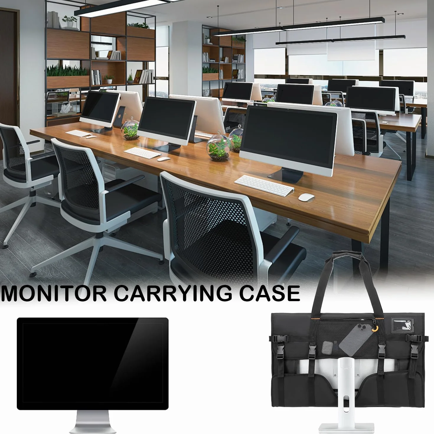 Torba na monitor czarna