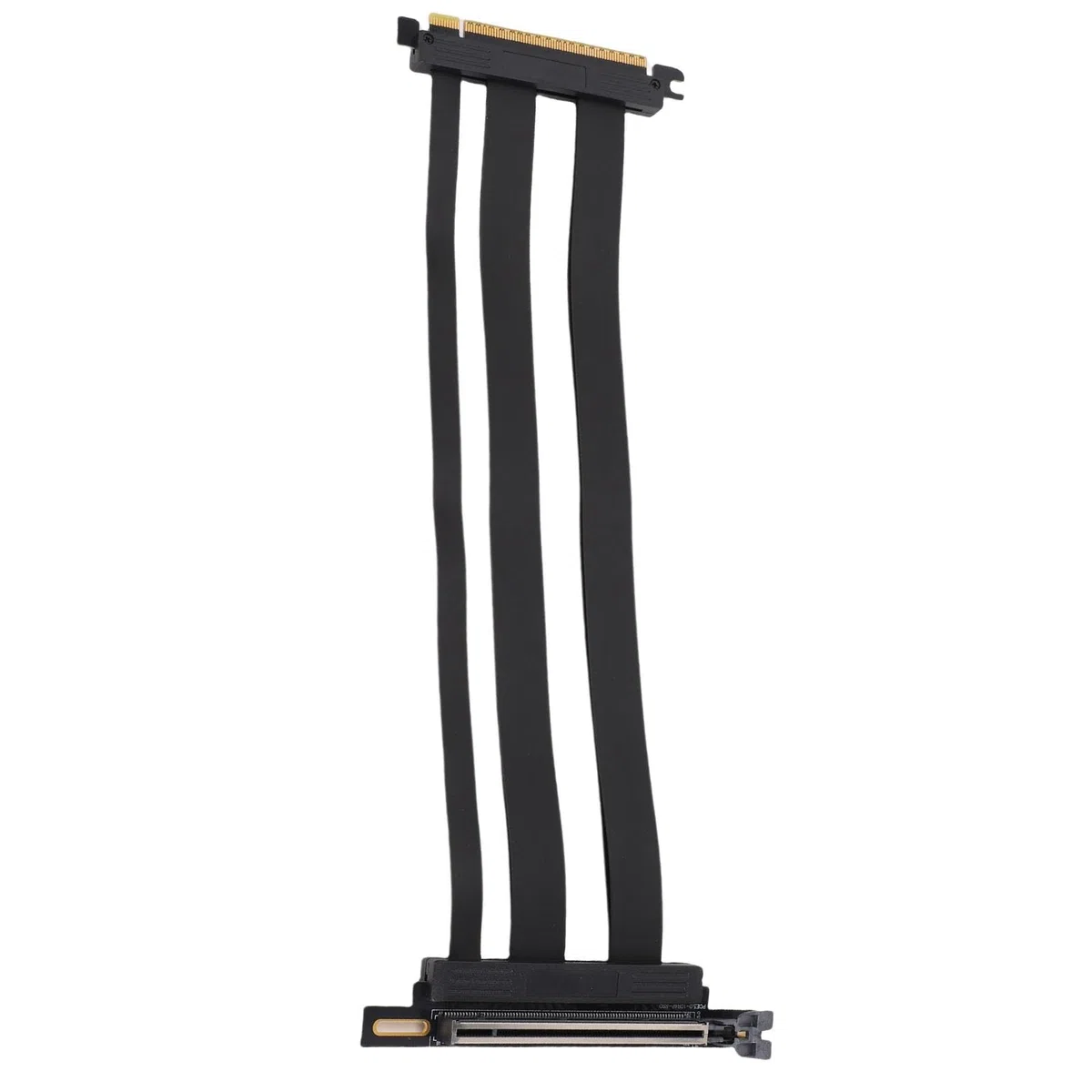 aqxreight aqxreight Kabel Nośny PCIe 5.0 X16 Ekranowany Pod Kątem 90 Stopni Przedłużacz GPU do Modeli i Serwerów RTX 4090, ITX Szybki Kabel PCI 5.0 X16 128 Gb/s Elastyczna Konstrukcja do Obudów