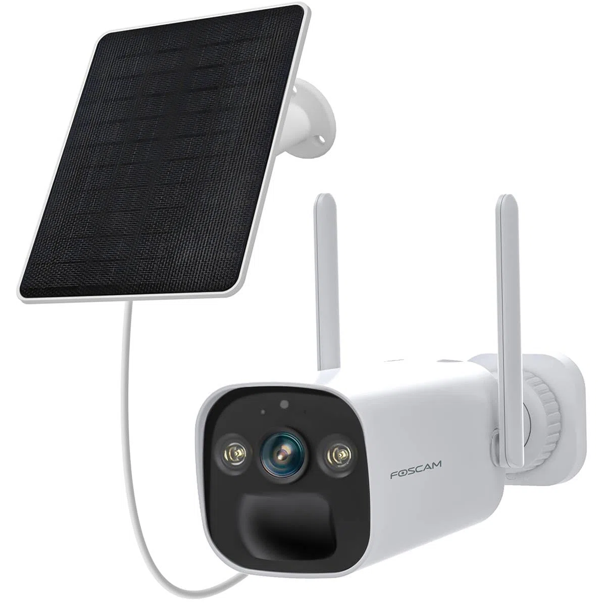 Foscam BP4 kamera monitorująca 2K 4 MP, Wi-Fi, w zestawie wysoce wydajny panel słoneczny, dwukierunkowe audio, widoczność w nocy w kolorze, wodoszczelność IP66