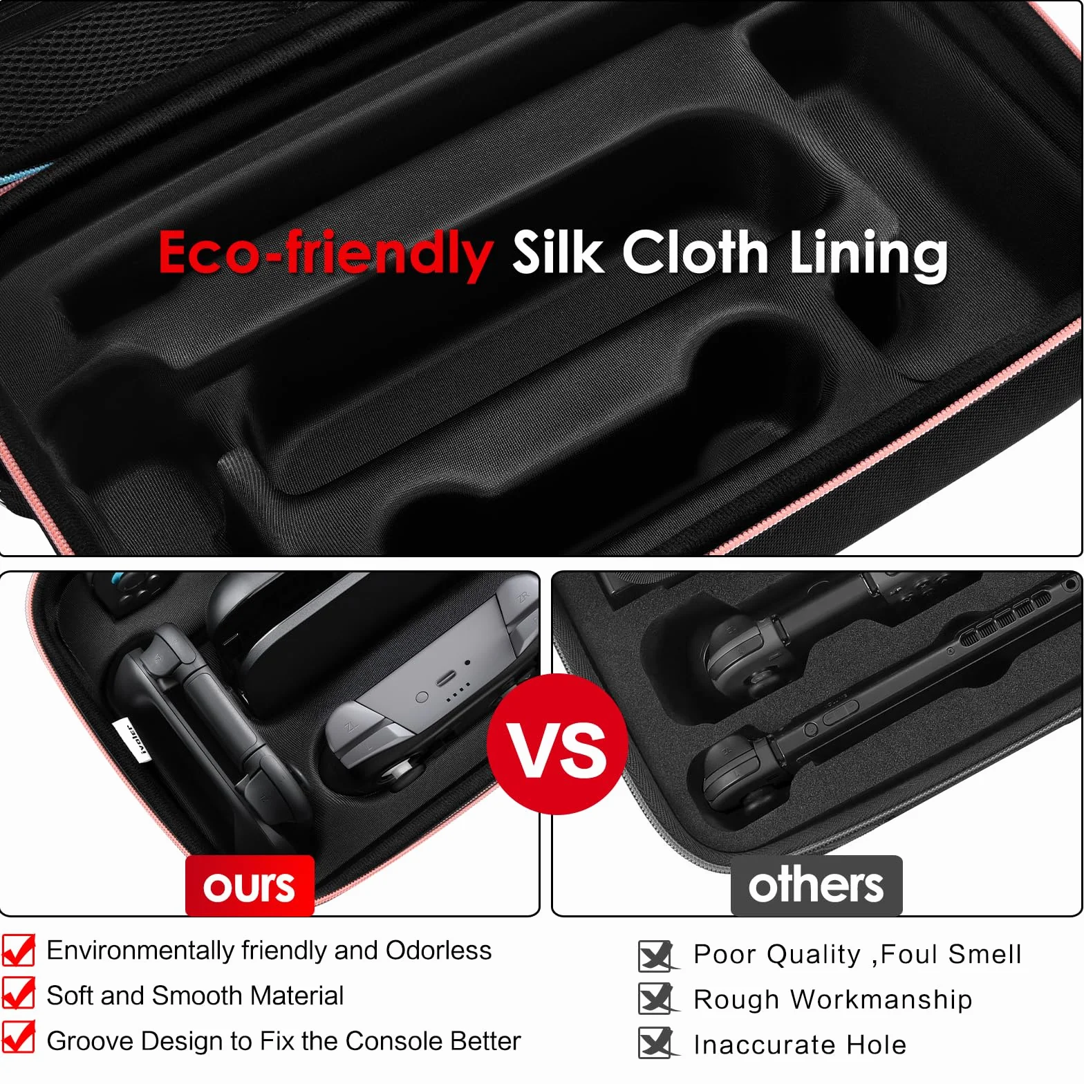 Ivoler torba Kompatybilna z Nintendo Switch 2 Model 2025, Deluxe Twarda torba na przenoszenie, ochronna, przenośna osłona, etui ochronne na konsolę Switch 2, i inne akcesoria