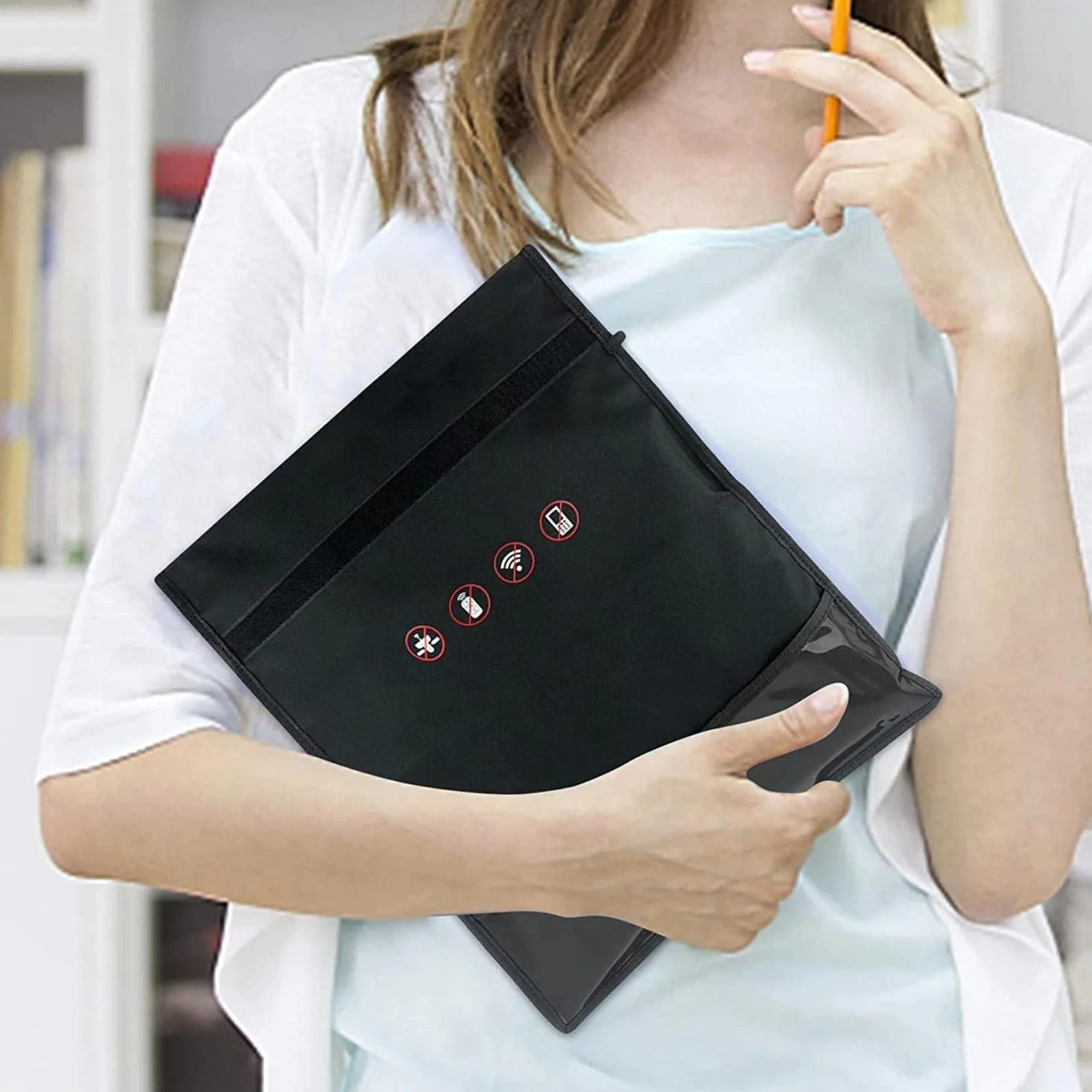Etui blokujące sygnał, Torba ekranująca sygnał do notebooka, torba Faradaya blokująca pilota samochodowego, promieniowania RFID(L)