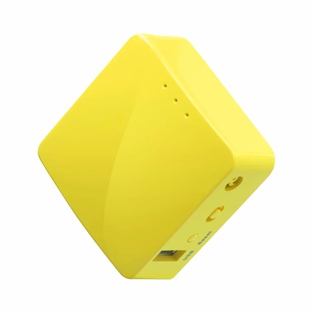 GL.iNet GL-MT300N-V2(Mango) Przenośny, kieszonkowy, bezprzewodowy router WiFi VPN — punkt dostępu/przedłużacz/WDS | OpenWrt | 2 x porty Ethernet | OpenVPN/Wireguard VPN | USB 2.0 | 128 MB pamięci RAM
