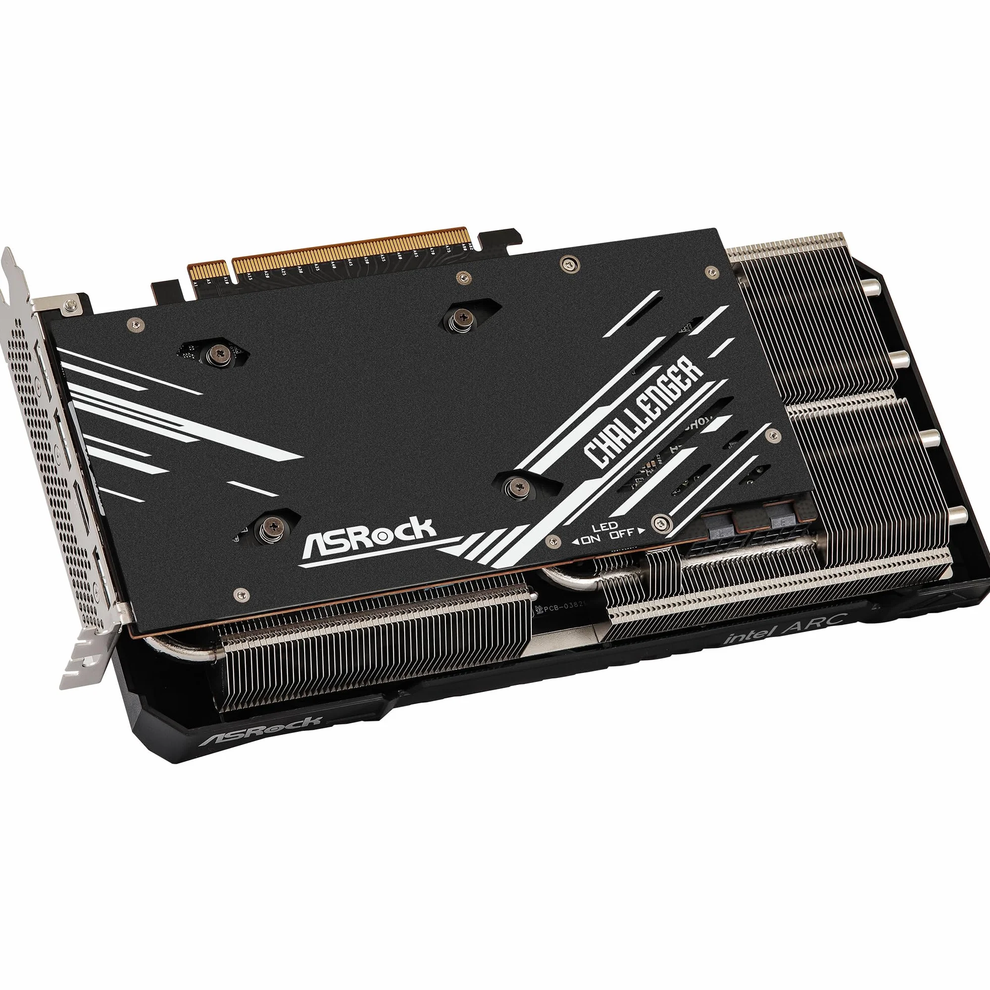 ASRock Intel Arc A750 Graphics 8 GB pami?ci, cz??ciowo bez wentylatora, os?ona przedniego wentylatora, z o?wietleniem RGB, karta graficzna OC Edition, A750, CL SE, 8GO, oficjalny sprzedawca krajowy