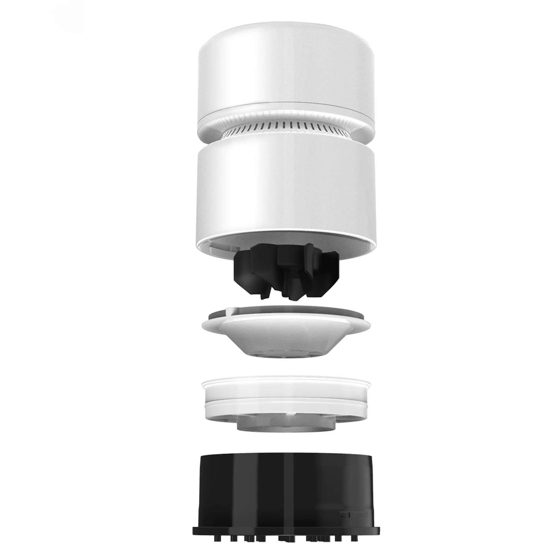 Cuteefun Odkurzacz stołowy mini biurkowy USB 120 minut 2 poziomy ssania obracany 360°