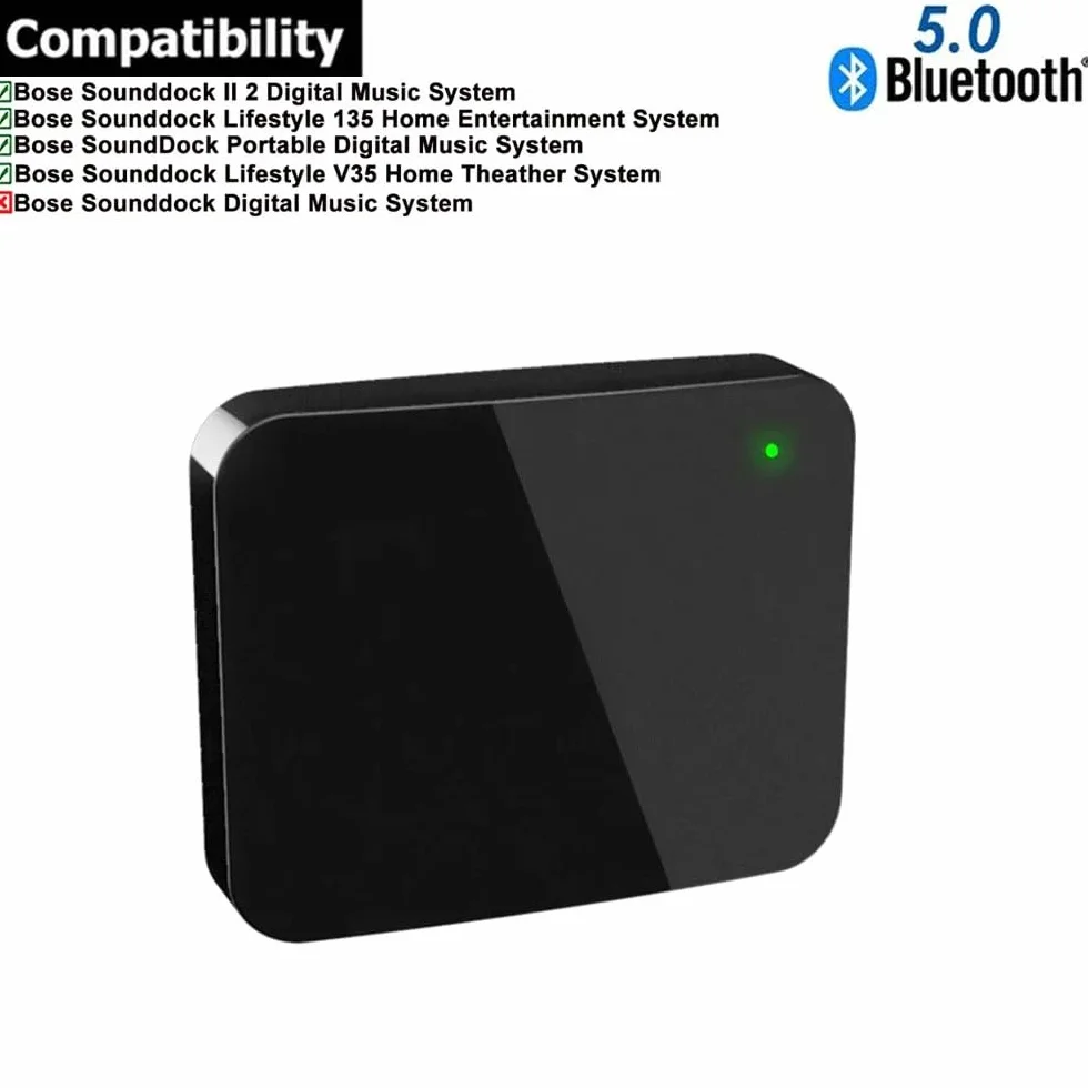 RGBS Bluetooth 5.0 A2DP odbiornik audio stereo adapter do Bose Sounddock iPhone iPod iPad