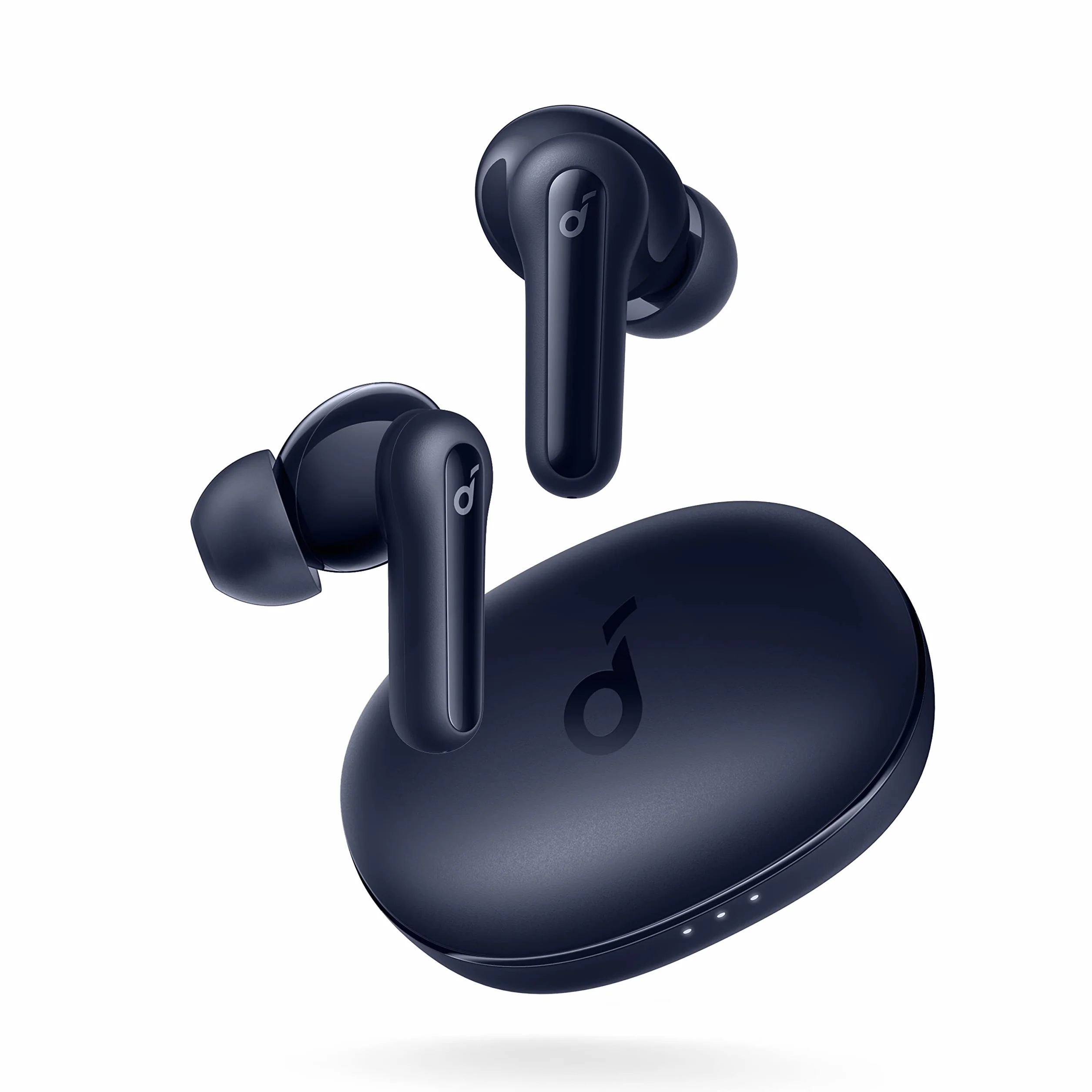 soundcore by Anker P2 Mini prawdziwie bezprzewodowe słuchawki douszne, przetworniki 10 mm, duże basy, niestandardowy korektor, Bluetooth 5.3, 32-godzinny czas odtwarzania, USB-C, szybkie ładowanie