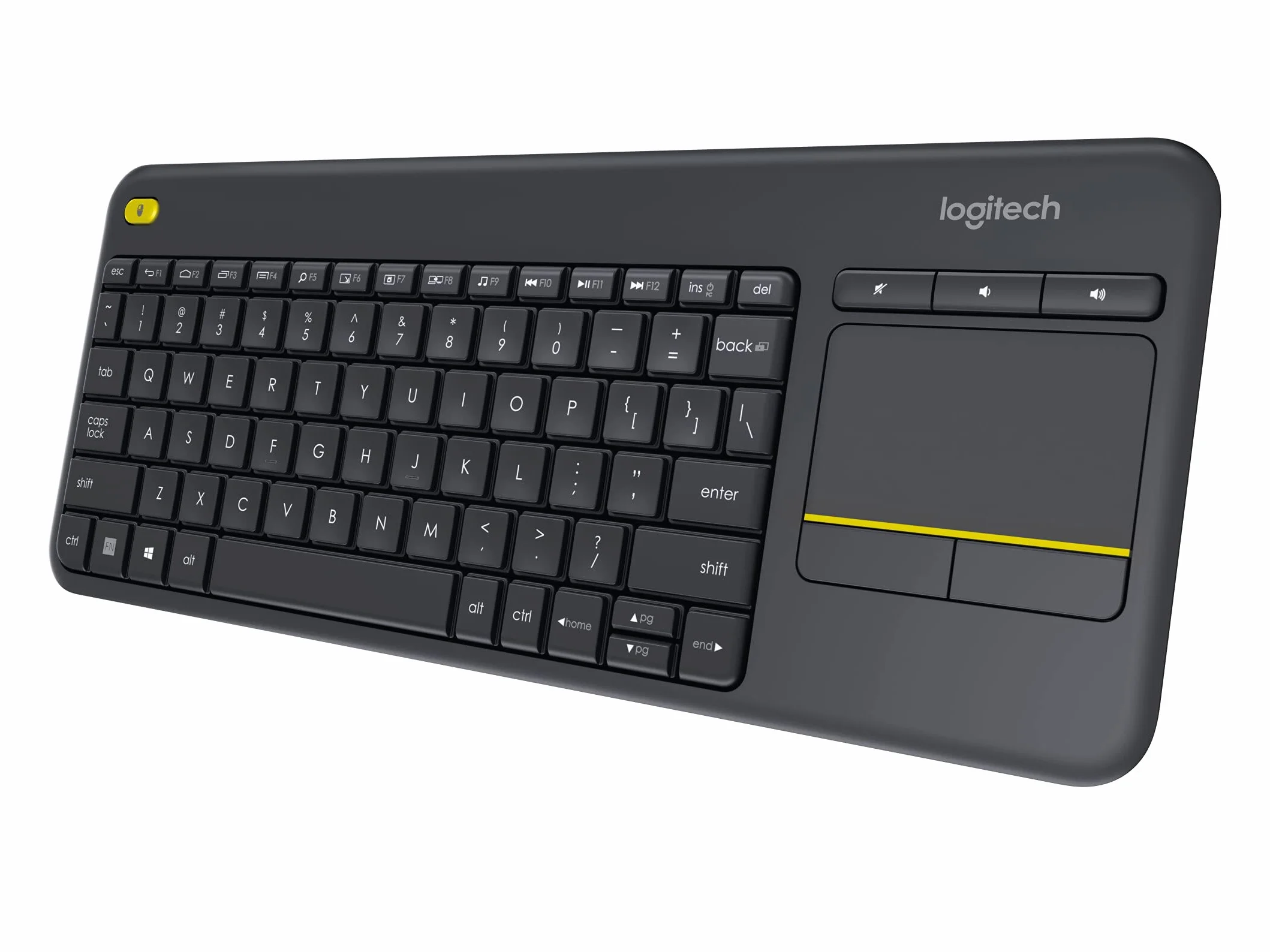 Logitech K400 Plus Wireless Touch TV Klawiatura DEU QWERTZ