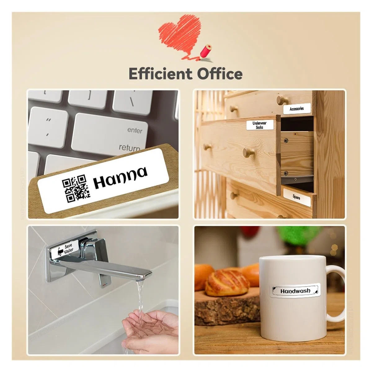 P12 Bezprzewodowa Termiczna Drukarka Etykiet Bluetooth Przenośna Samoprzylepna Kieszonkowa Mini Drukarka Etykiet Z Ciągłą Taśmą Etykietową Wyraźne Drukowanie(Printer Set 2)