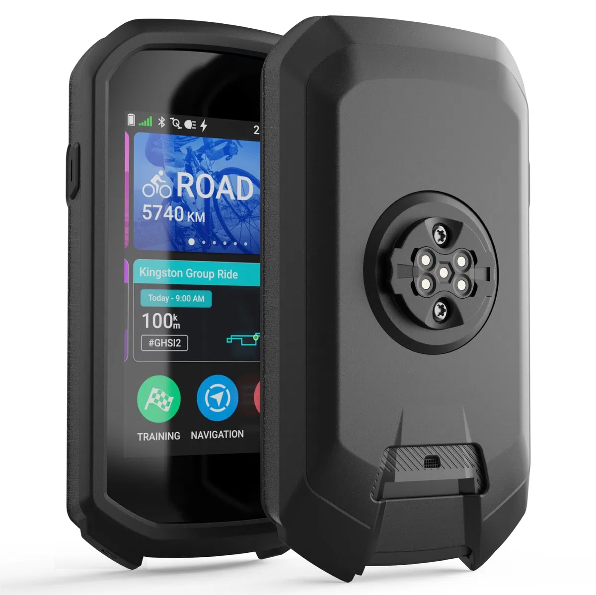 TUSITA Silikonowe Etui Kompatybilny z Garmin Edge 1050 Komputer Rowerowy - GPS Systemu Akcesoria