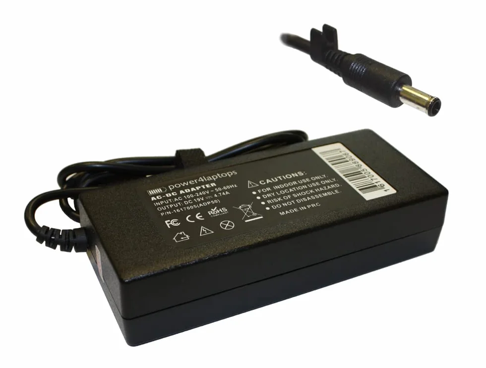 Power4Laptops Zasilacz Sieciowy Ladowarka do Laptopa Zasilanie kompatybilny z Samsung NP-R580-JS05UA