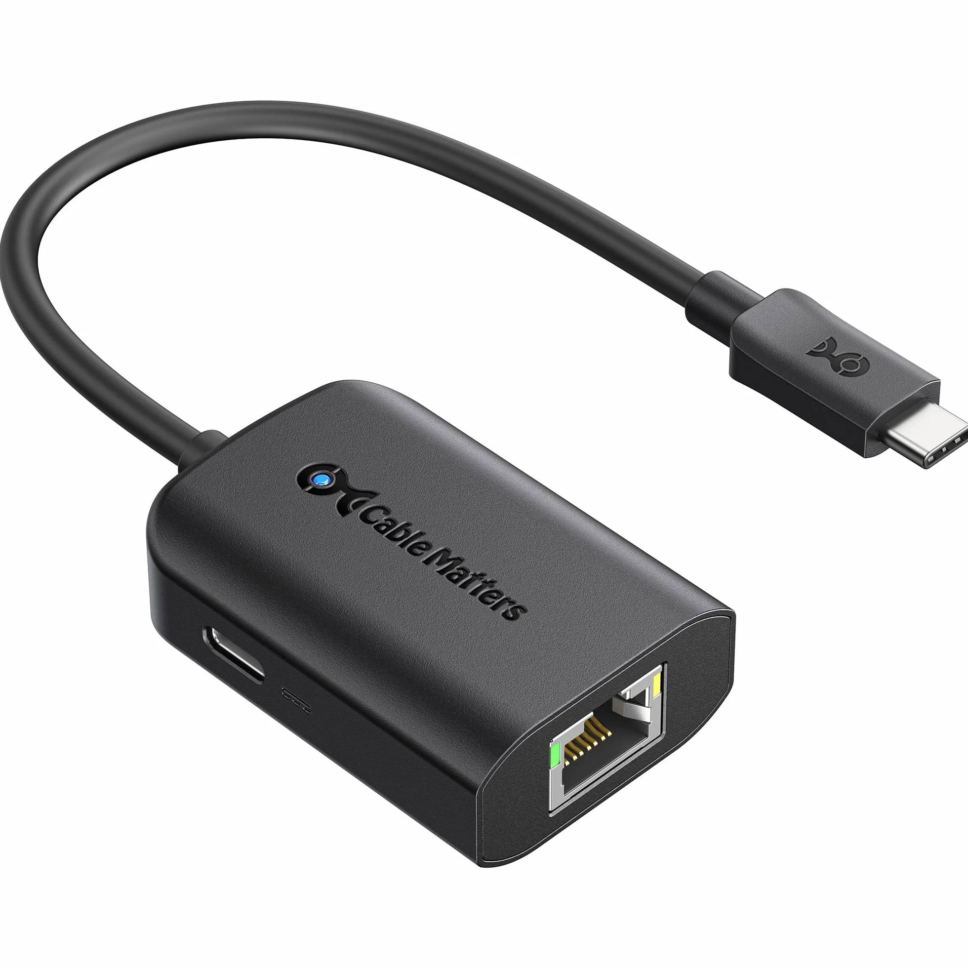 Cable Matters Adapter USB C do Gigabit Ethernet 100 W 480 Mb/s dla Chromecasta z Google TV 2020