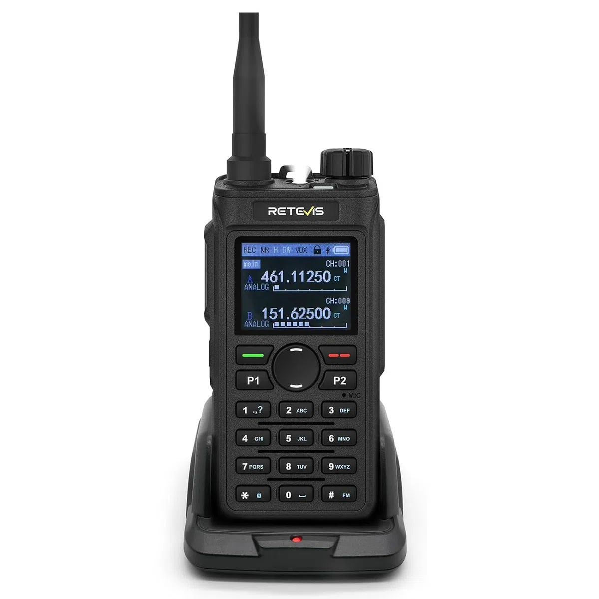 Retevis C62 Przenośne Radio, Akumulatorowe Ham Radio, Walkie-talkie o Dużym Zasięgu, 2000mAh, do Restauracji, Hoteli, Supermarketów (opakowanie 1 szt)
