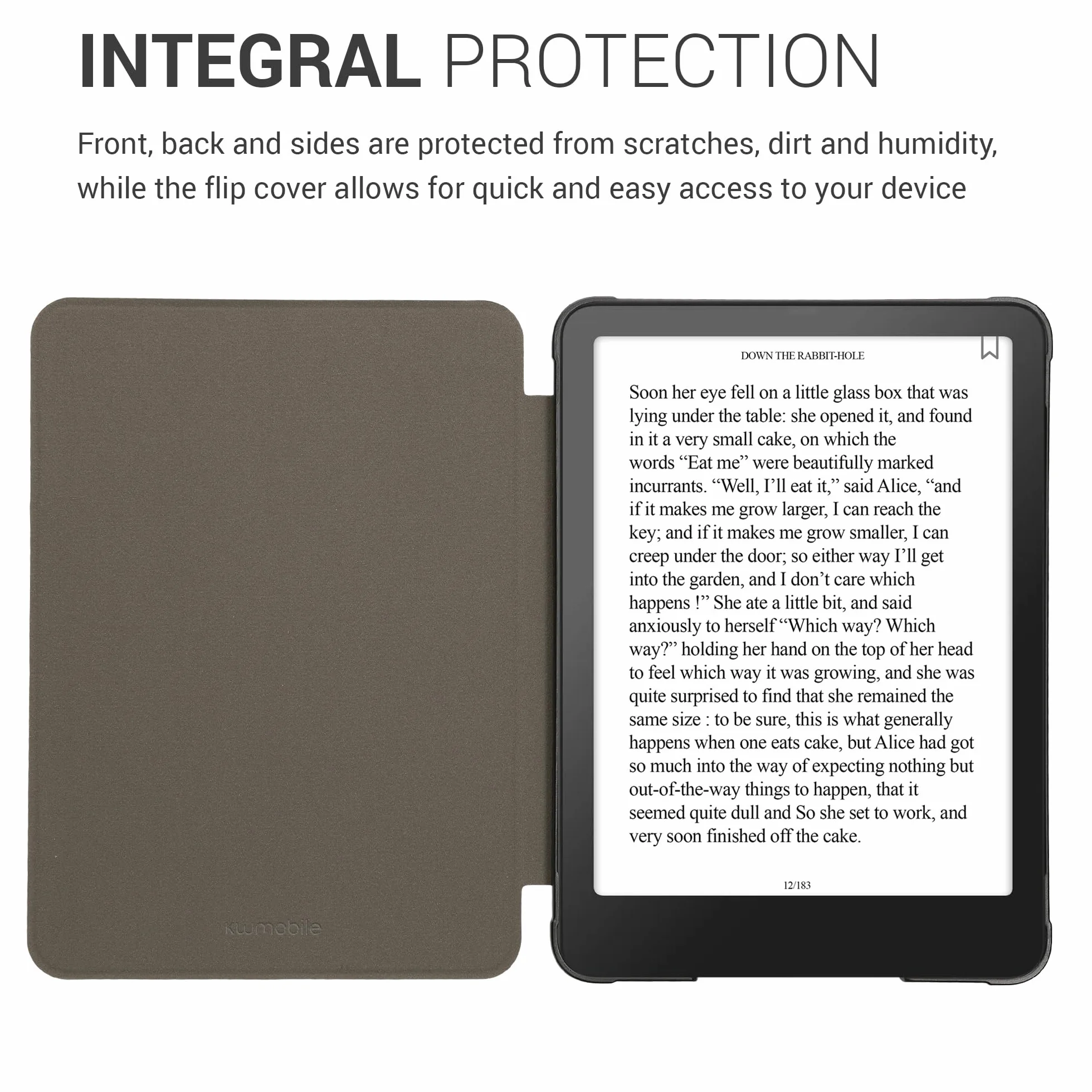kwmobile Etui kompatybilne z Amazon Kindle Paperwhite (2024)/Colorsoft – ochraniacz na e-czytnik z korka – jasnobrązowe