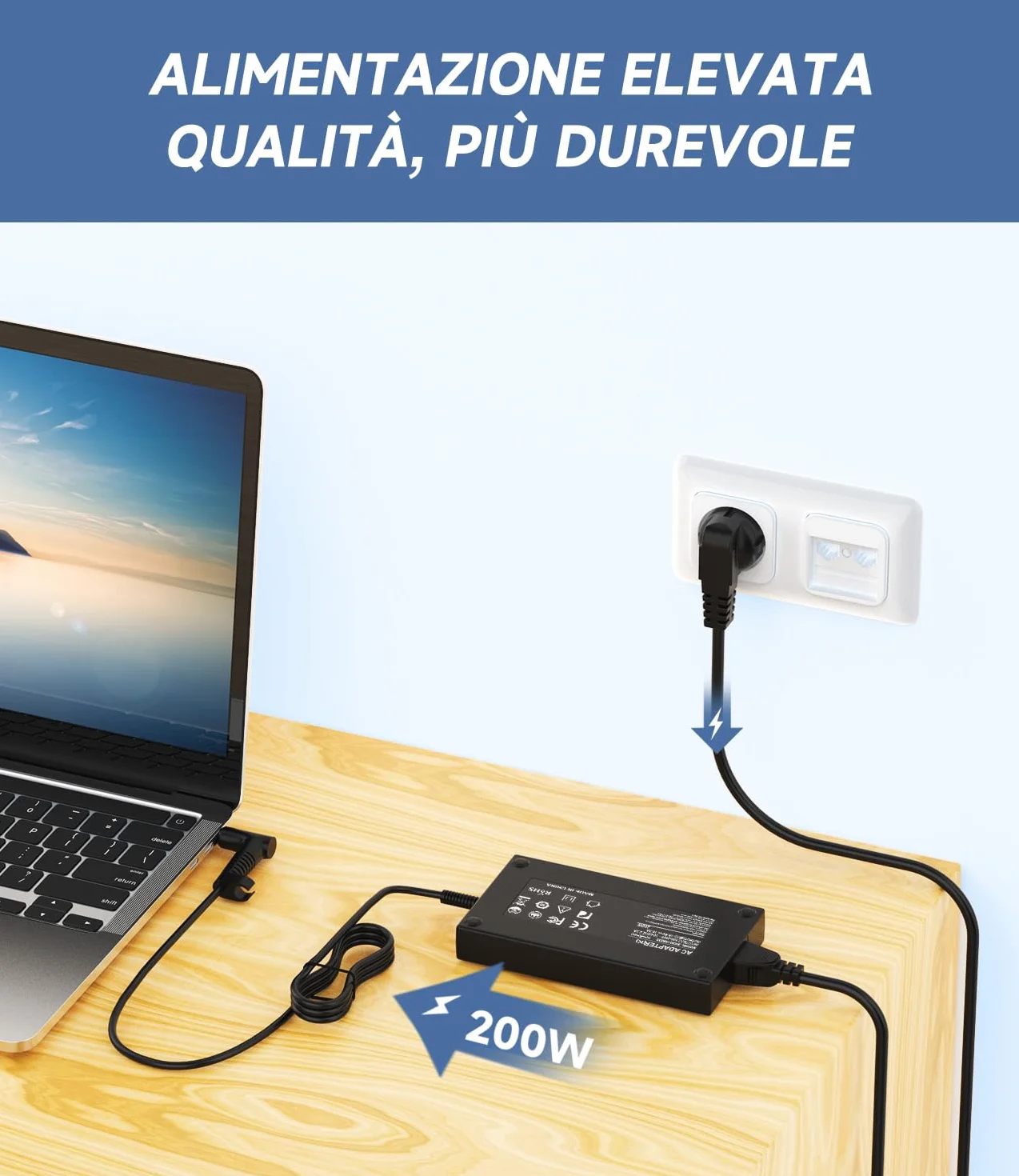 Ładowarka do laptopa 200 W zasilacz do HP Omen Pavilion Gaming 15 17 Victus 15 16 Zbook 15 17 ZBook Fury Create Studio Envy 15 2020 TPN-DA10 L00818-850 ADP-200HB B TPN-LA21 adapter ładowarka