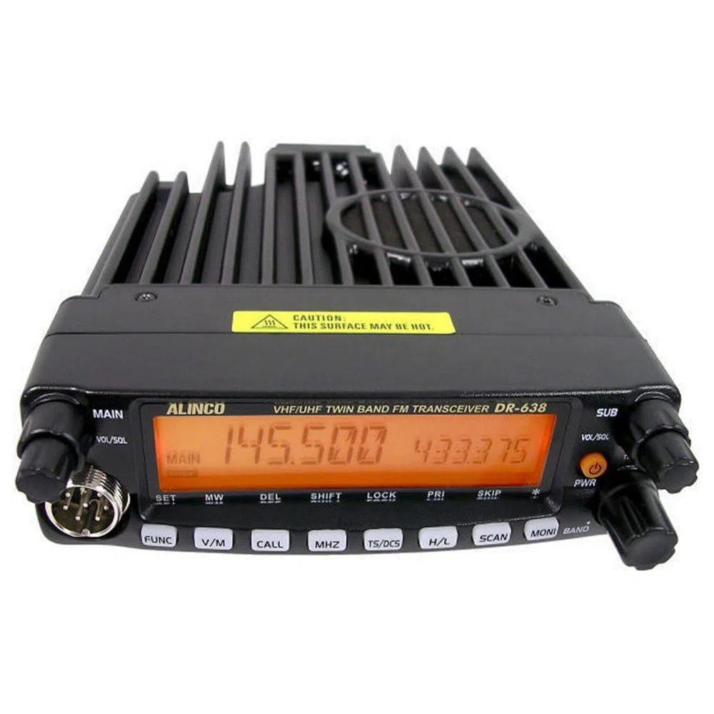 Alinco DR-638HE dwuzakresowa stacja radiowa 144-146 MHz / 430-440 MHz VHF/UHF do radia amatorskiego